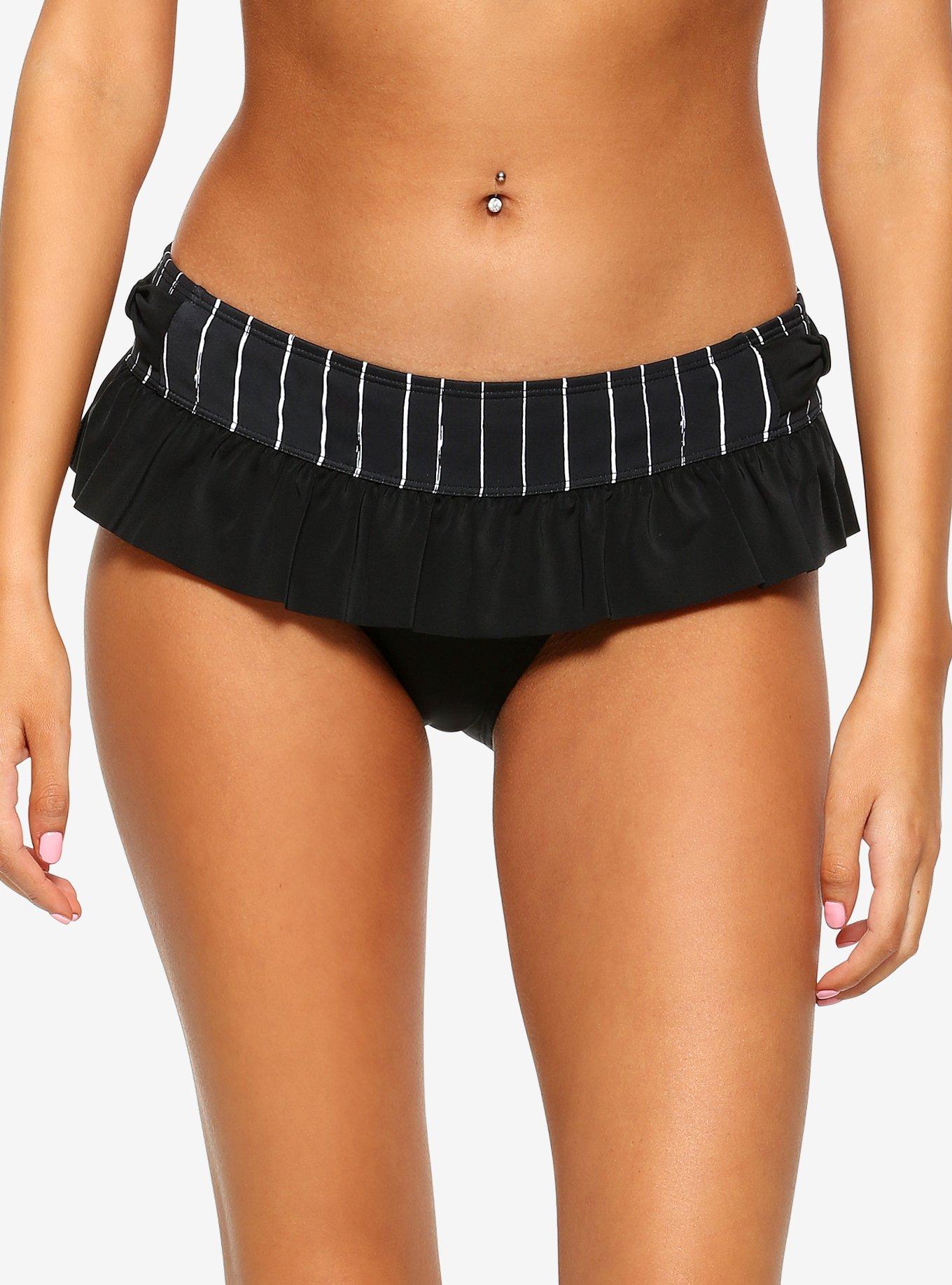 The Nightmare Before Christmas Jack Skellington Skirted Swim Bottom, MULTI, hi-res