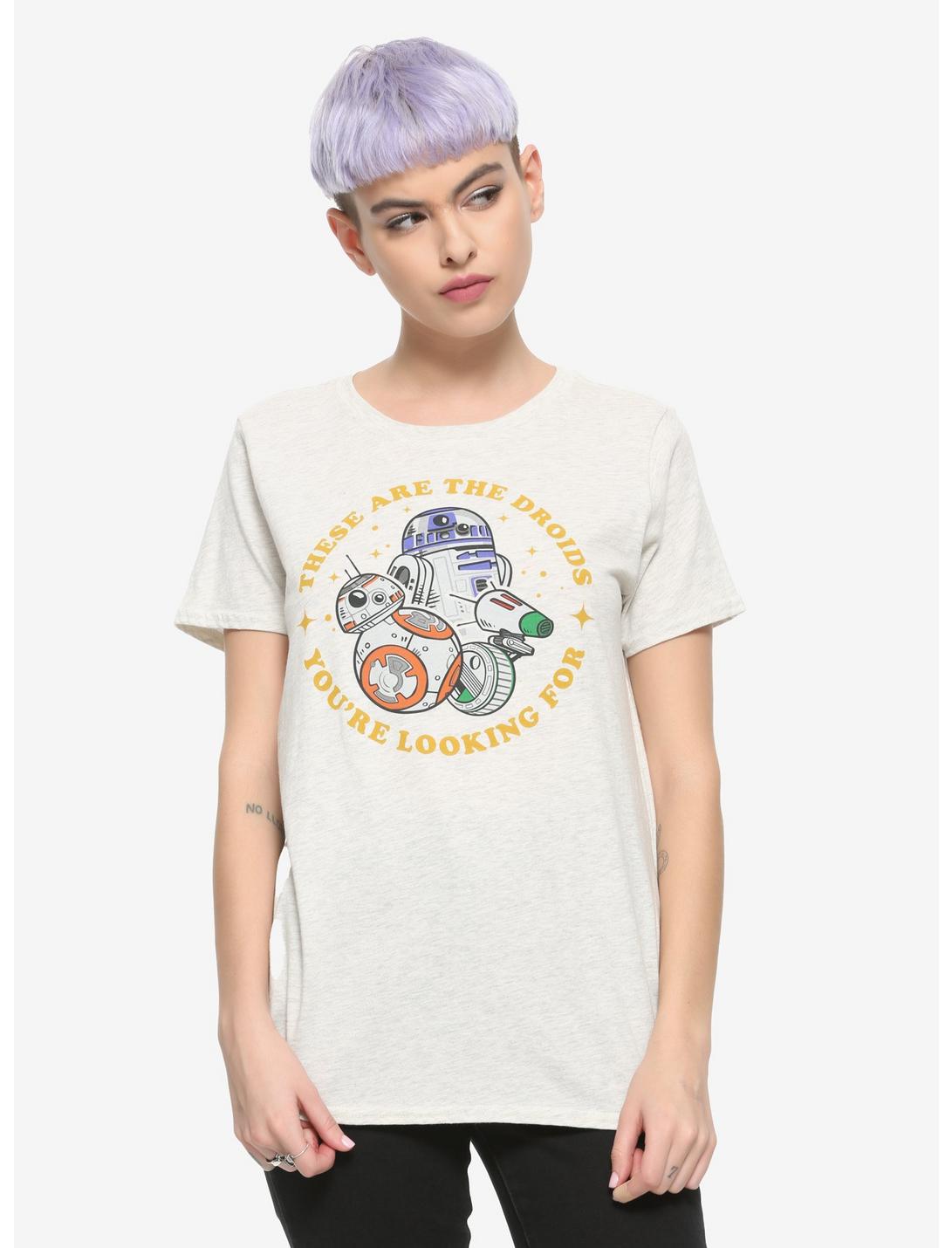Her Universe Star Wars: The Rise Of Skywalker Droid Trio Girls T-Shirt, MULTI, hi-res