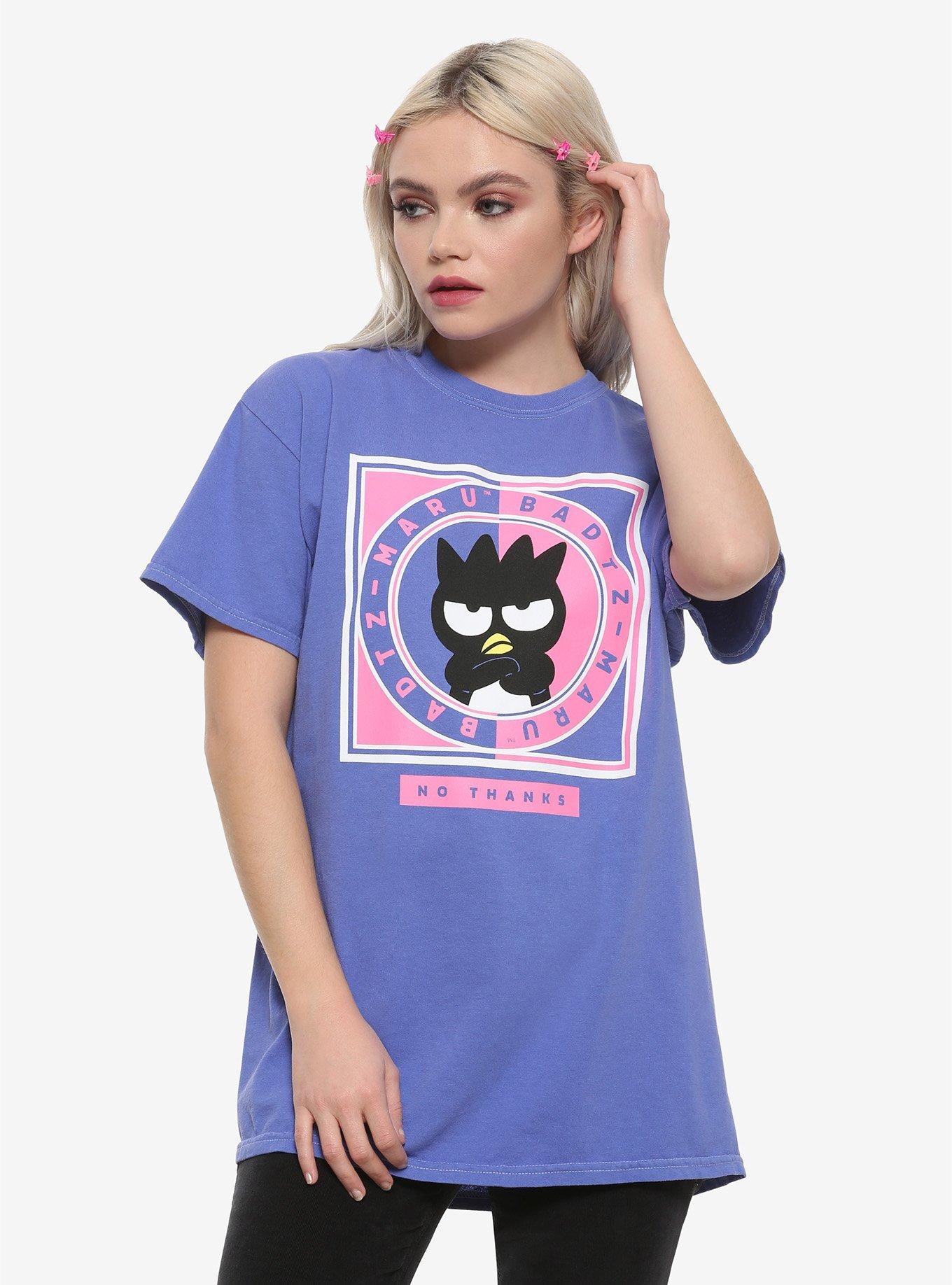 Badtz-Maru Pink & Blue Girls T-Shirt | Hot Topic