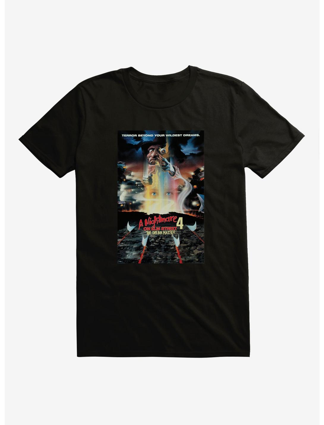 A Nightmare On Elm Street Four T-Shirt, BLACK, hi-res