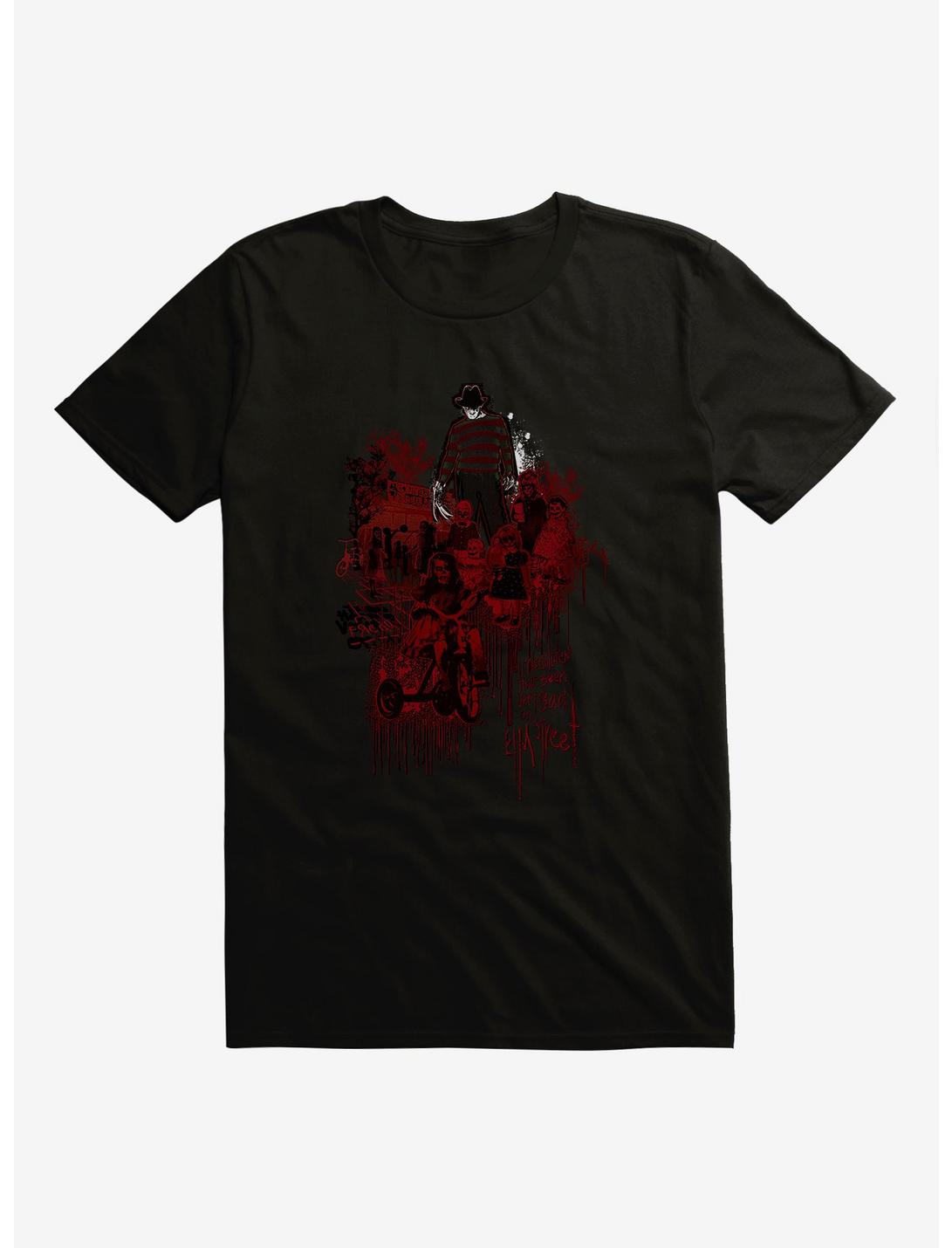 A Nightmare On Elm Street Bad Children T-Shirt, BLACK, hi-res