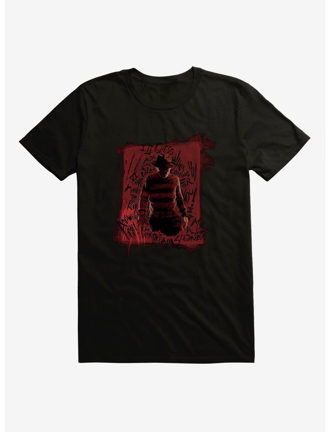 A Nightmare On Elm Street Freddy Kreuger T-Shirt, BLACK, hi-res