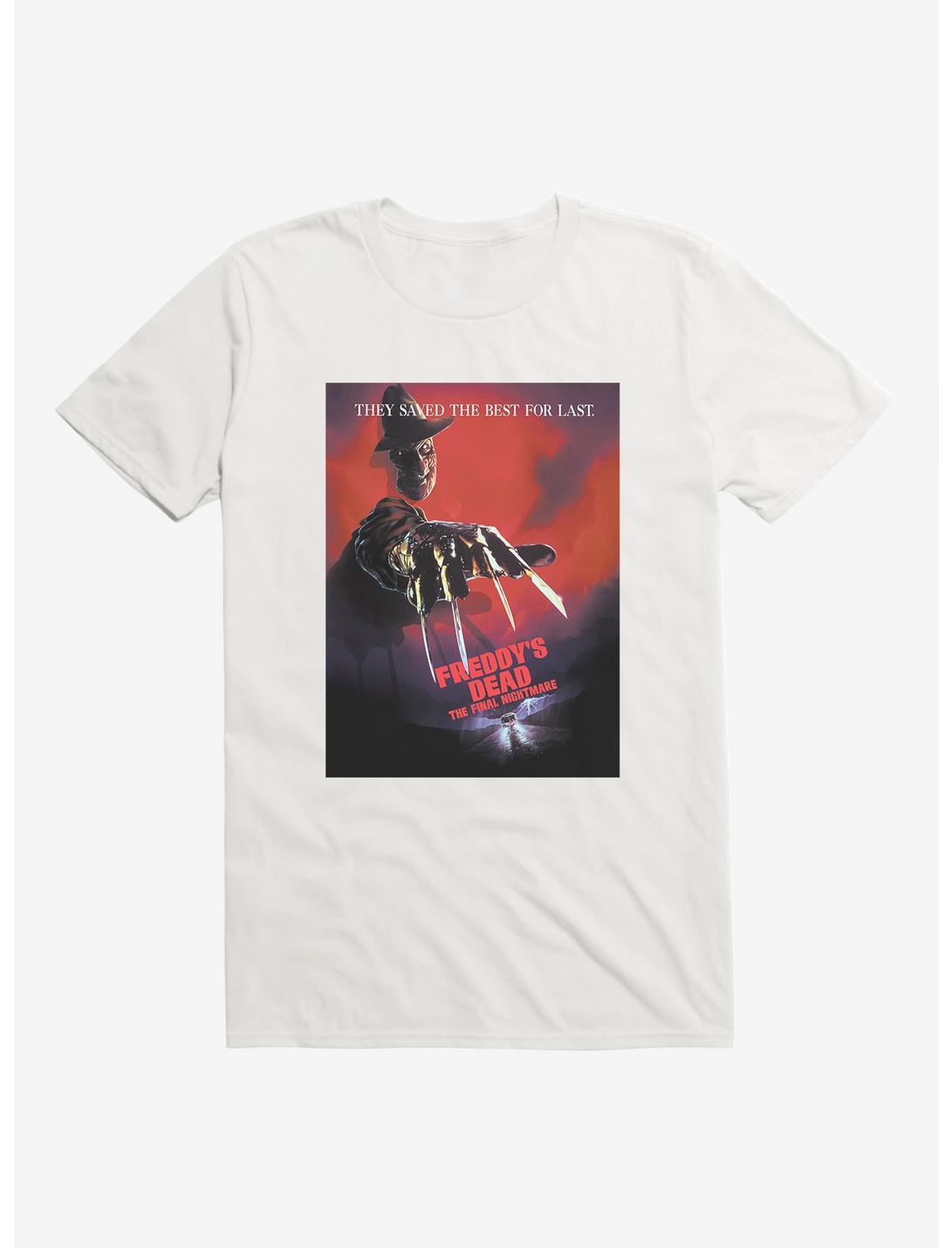 A Nightmare On Elm Street Freddys Dead T-Shirt, WHITE, hi-res