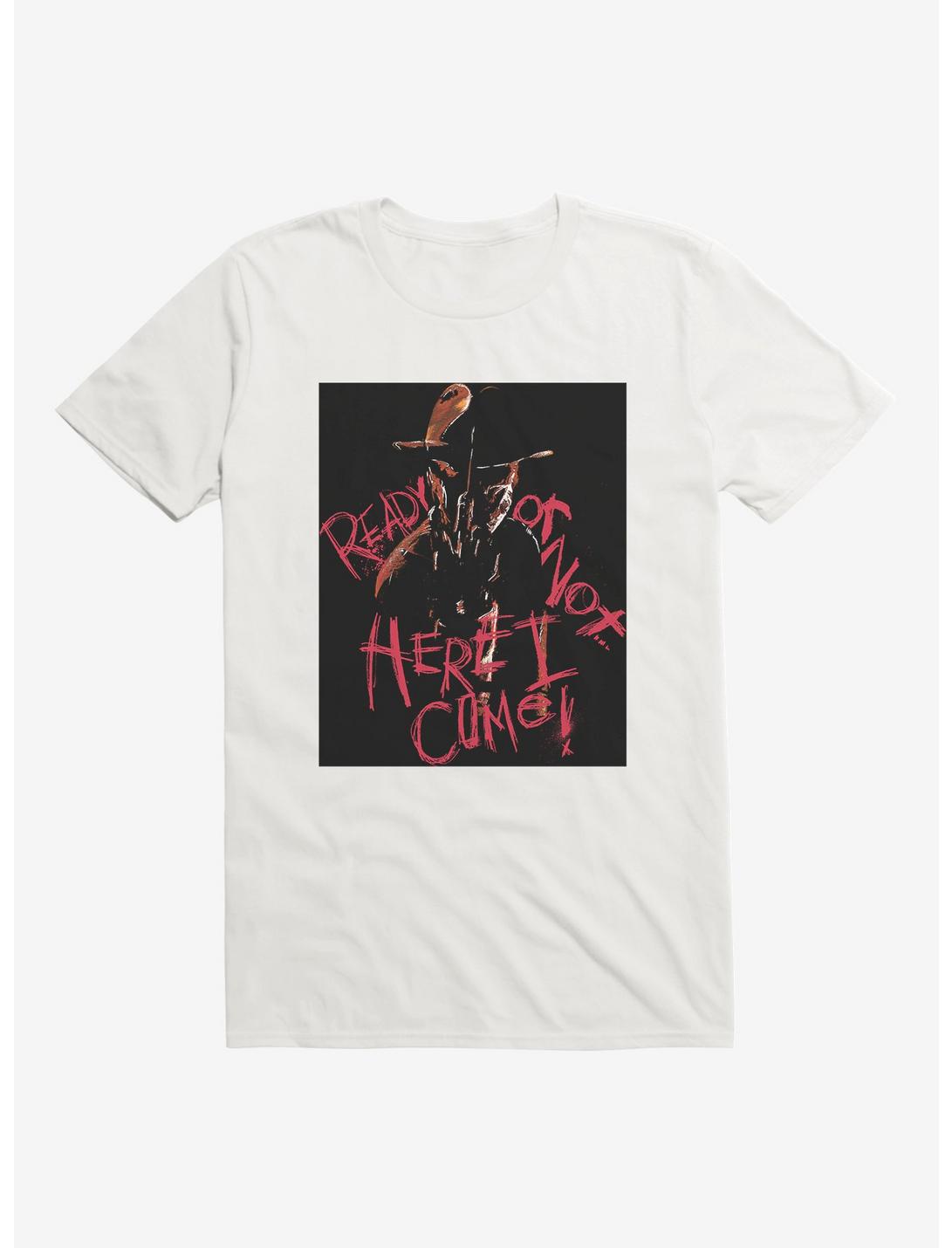 A Nightmare On Elm Street Ready Or Not T-Shirt, WHITE, hi-res