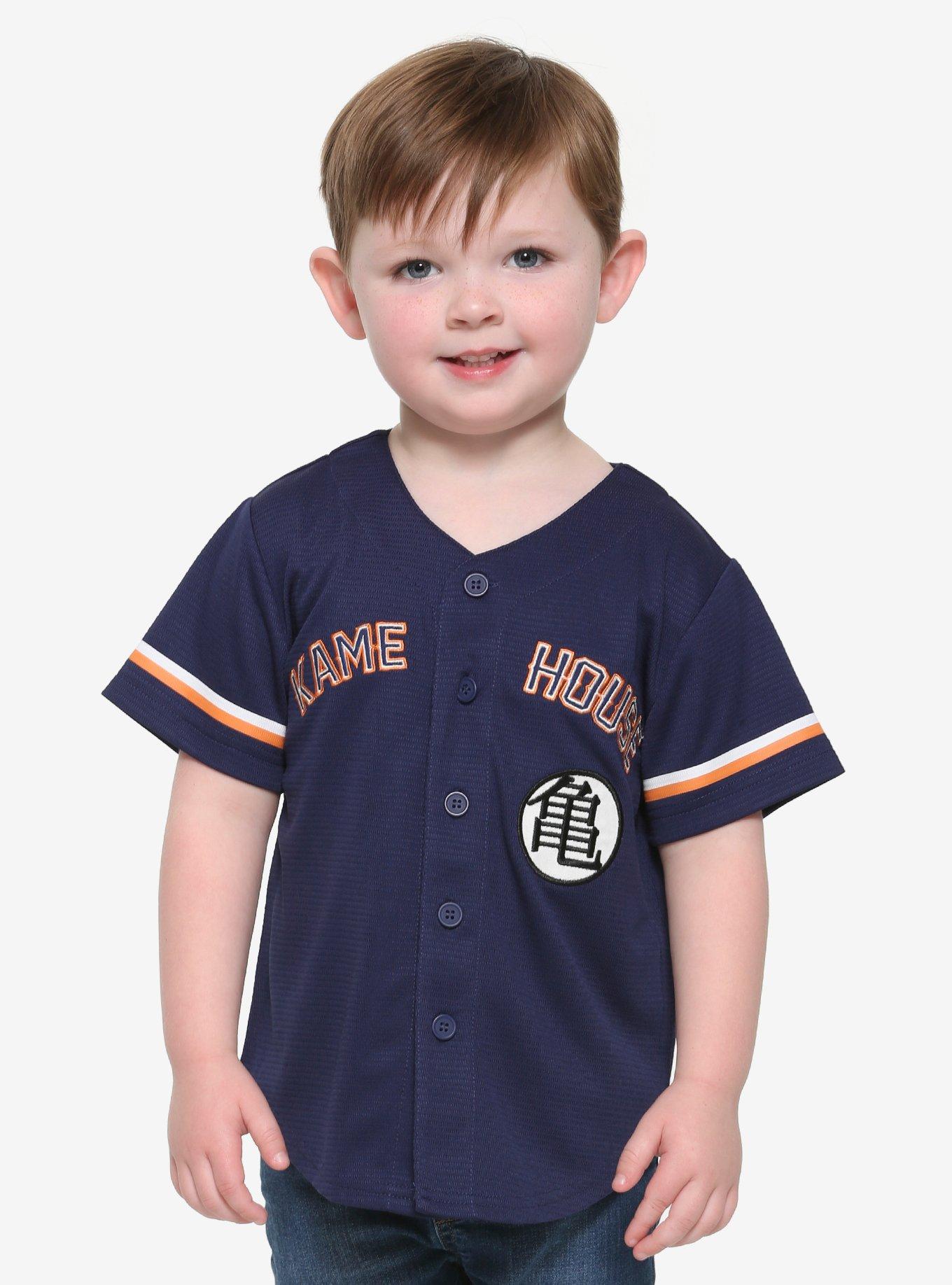 Dragon Ball Z Kame House Goku Toddler Baseball Jersey - BoxLunch Exclusive, MULTI, hi-res