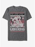 Disney The Lion King Simba Holiday T-Shirt, CHAR HTR, hi-res