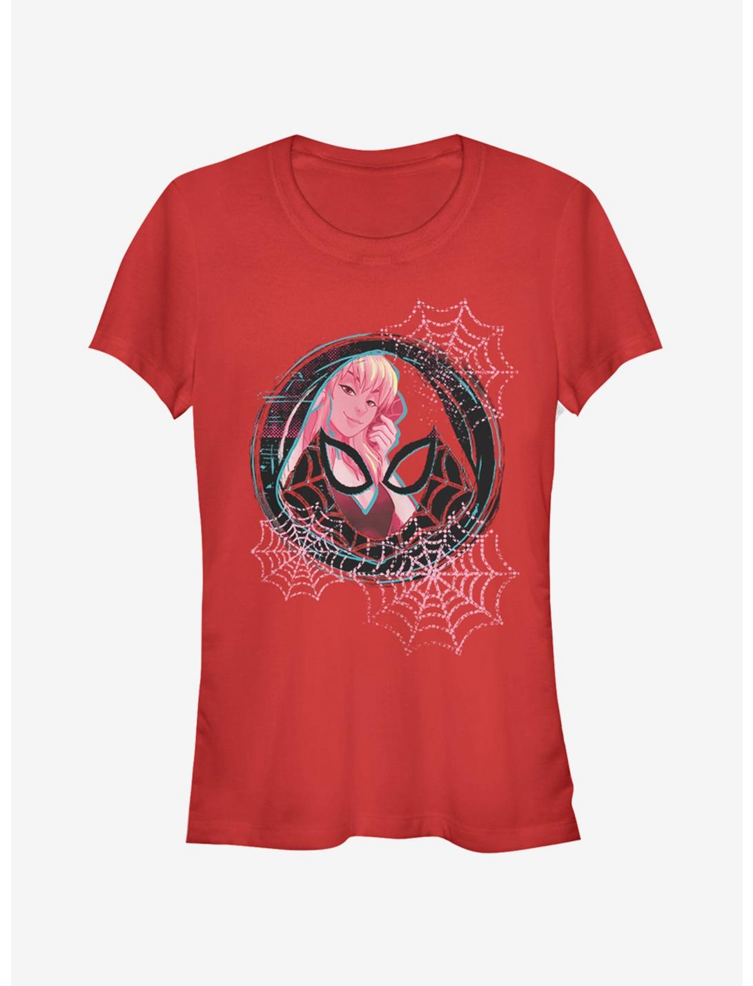 Marvel Spider-Man Blonde Gwen Girls T-Shirt, RED, hi-res