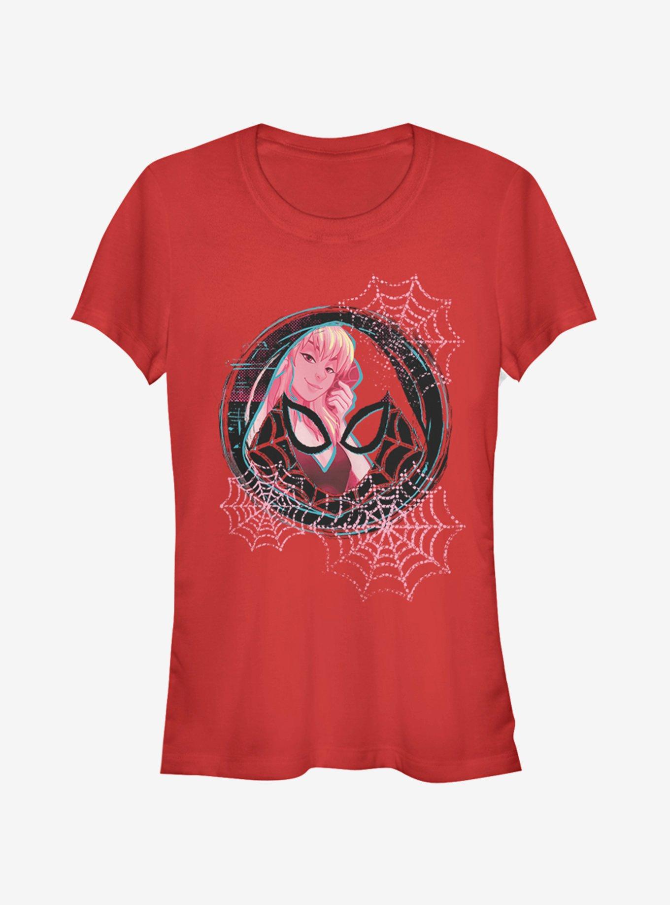 Marvel Spider-Man Blonde Gwen Girls T-Shirt, RED, hi-res