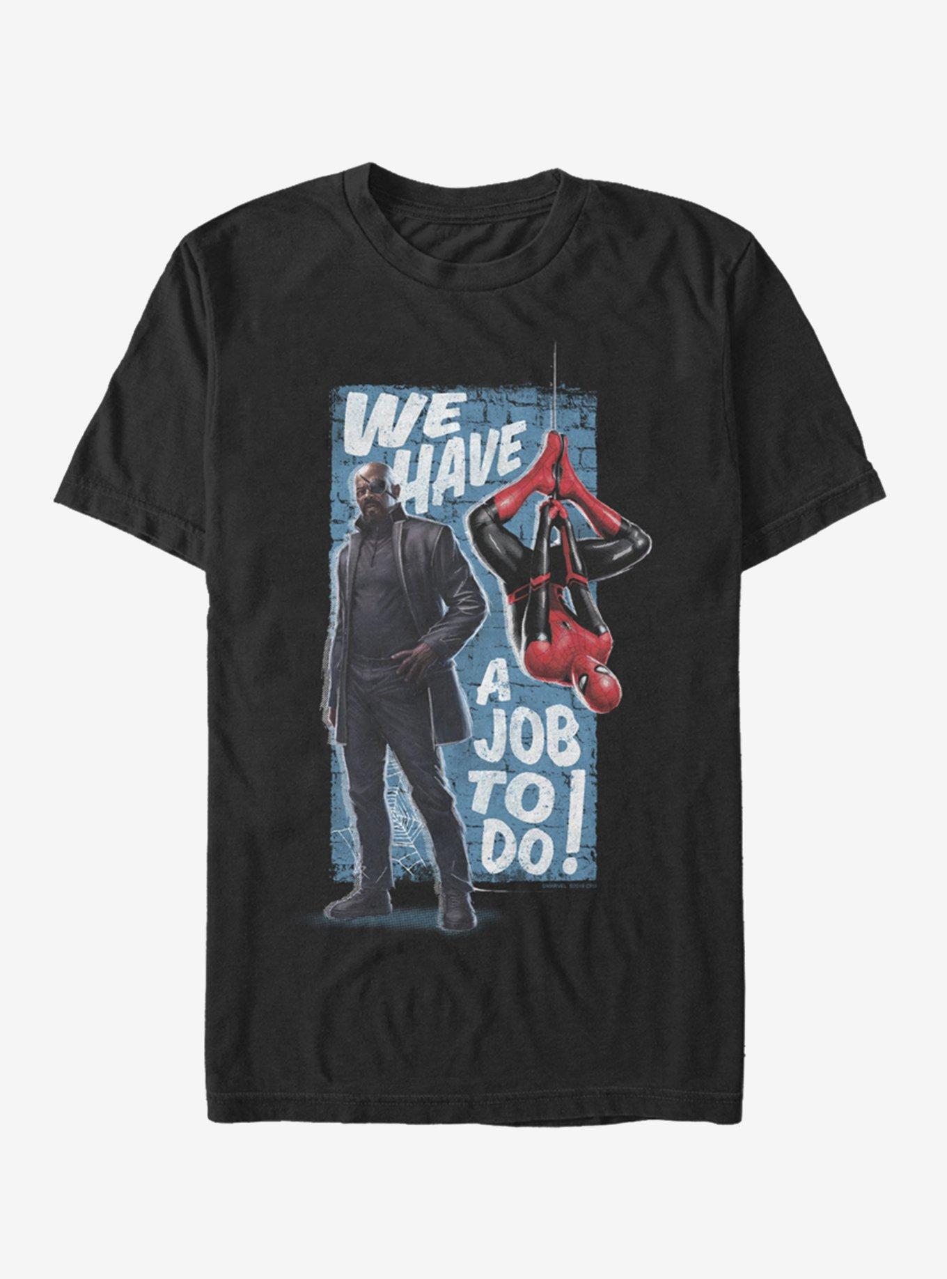 Marvel Spider-Man Job To Do T-Shirt, BLACK, hi-res