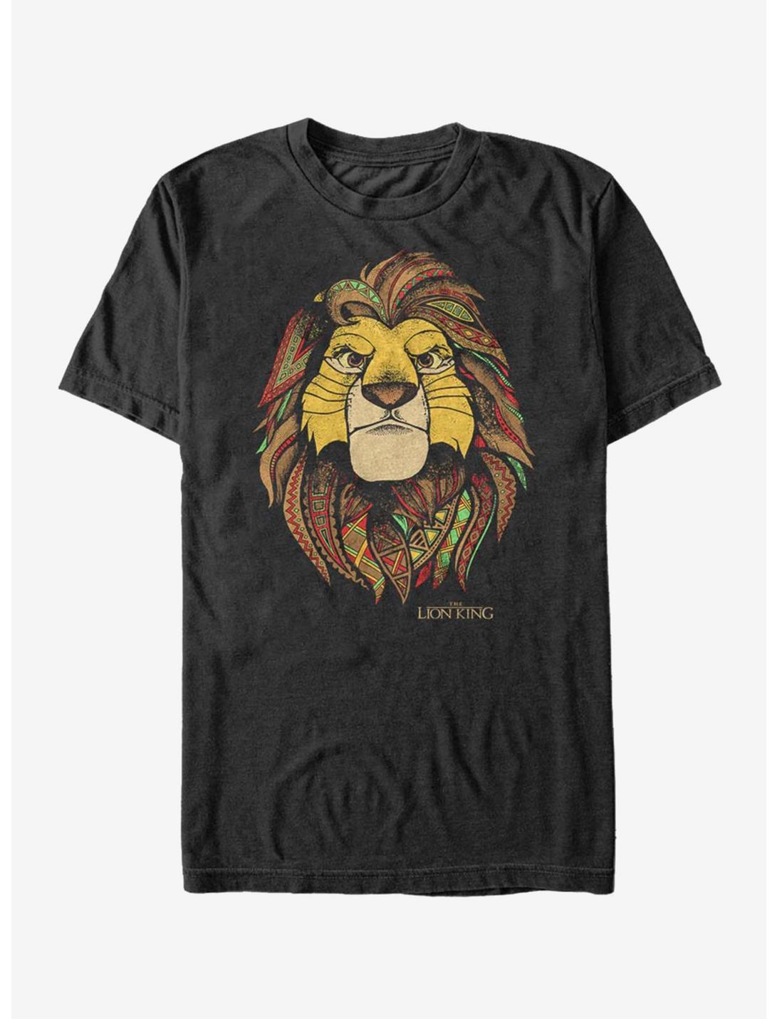 Disney The Lion King Africa Lion T-Shirt, BLACK, hi-res