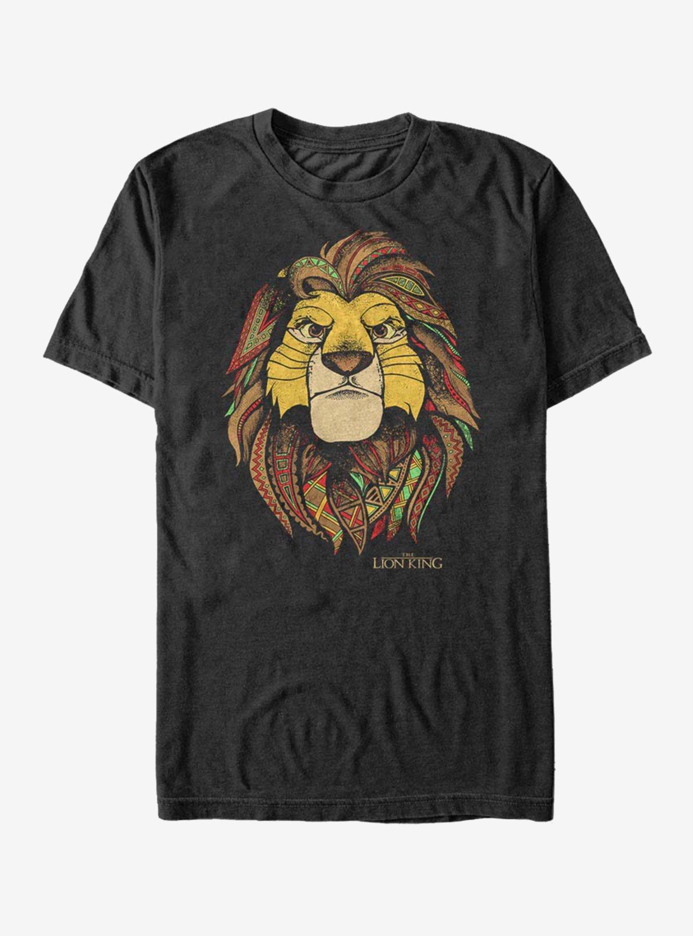 Disney The Lion King Africa Lion T-Shirt, BLACK, hi-res