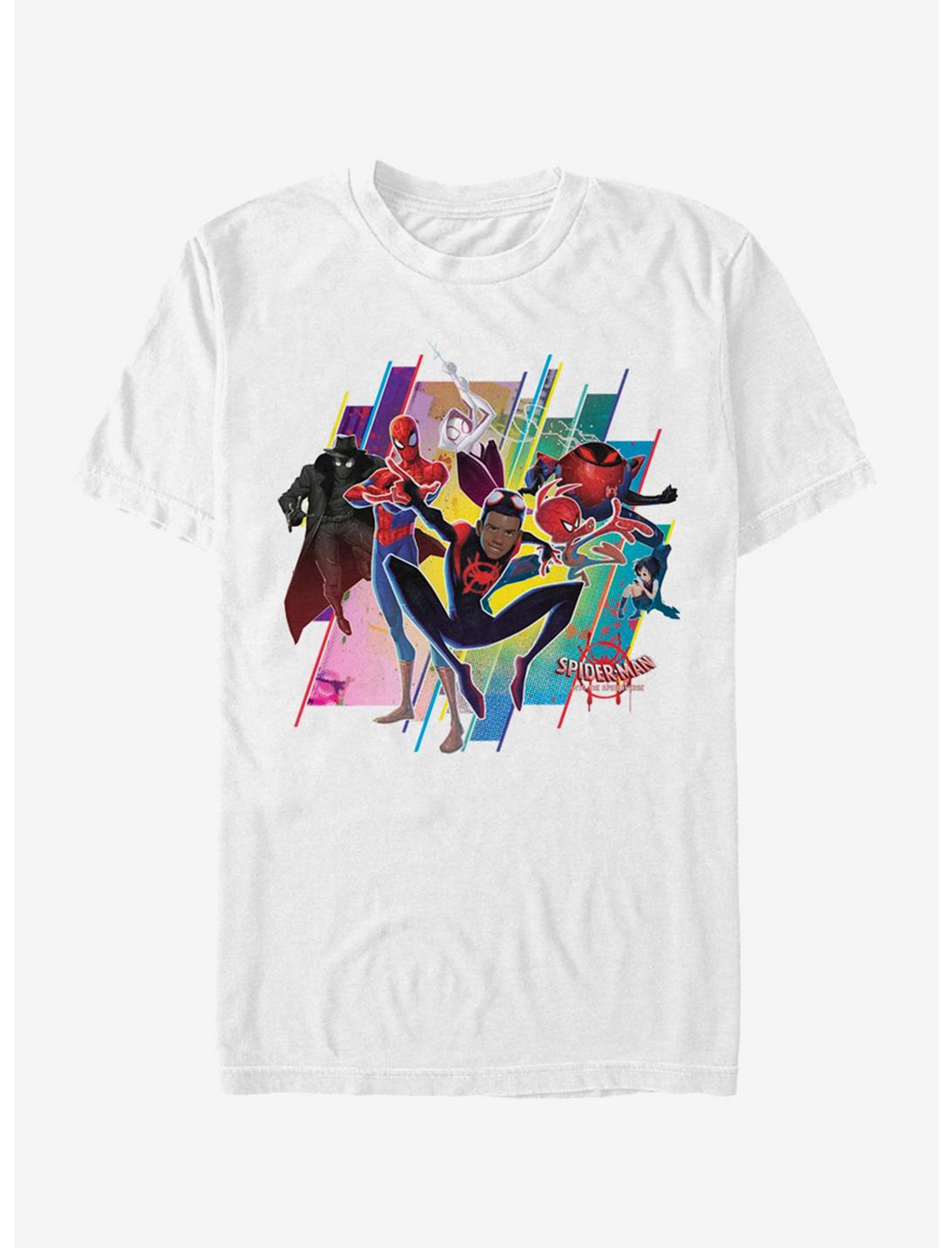 Marvel Spider-Man Spider-Verse Group T-Shirt, WHITE, hi-res