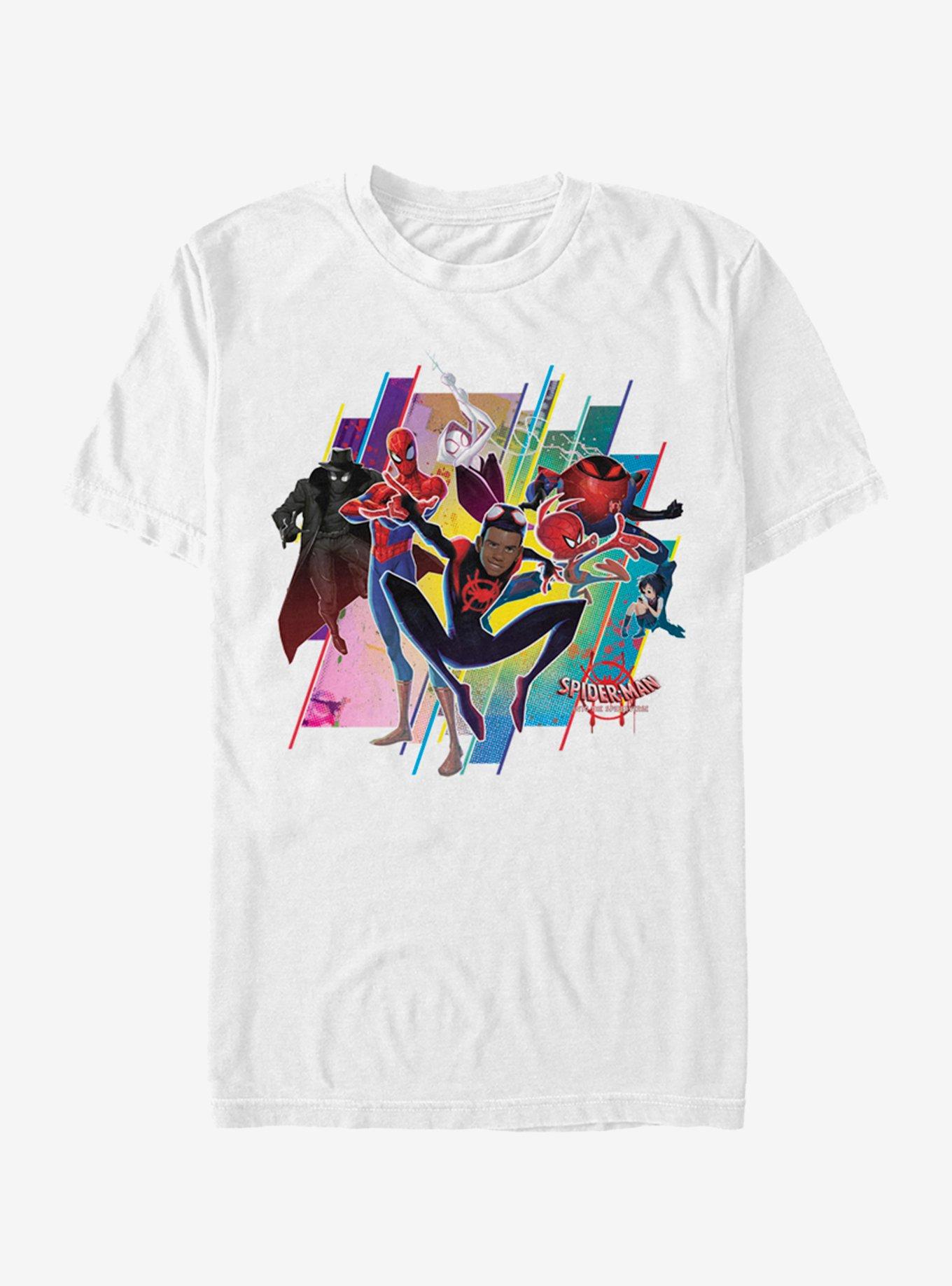 Marvel Spider-Man Spider-Verse Group T-Shirt, WHITE, hi-res