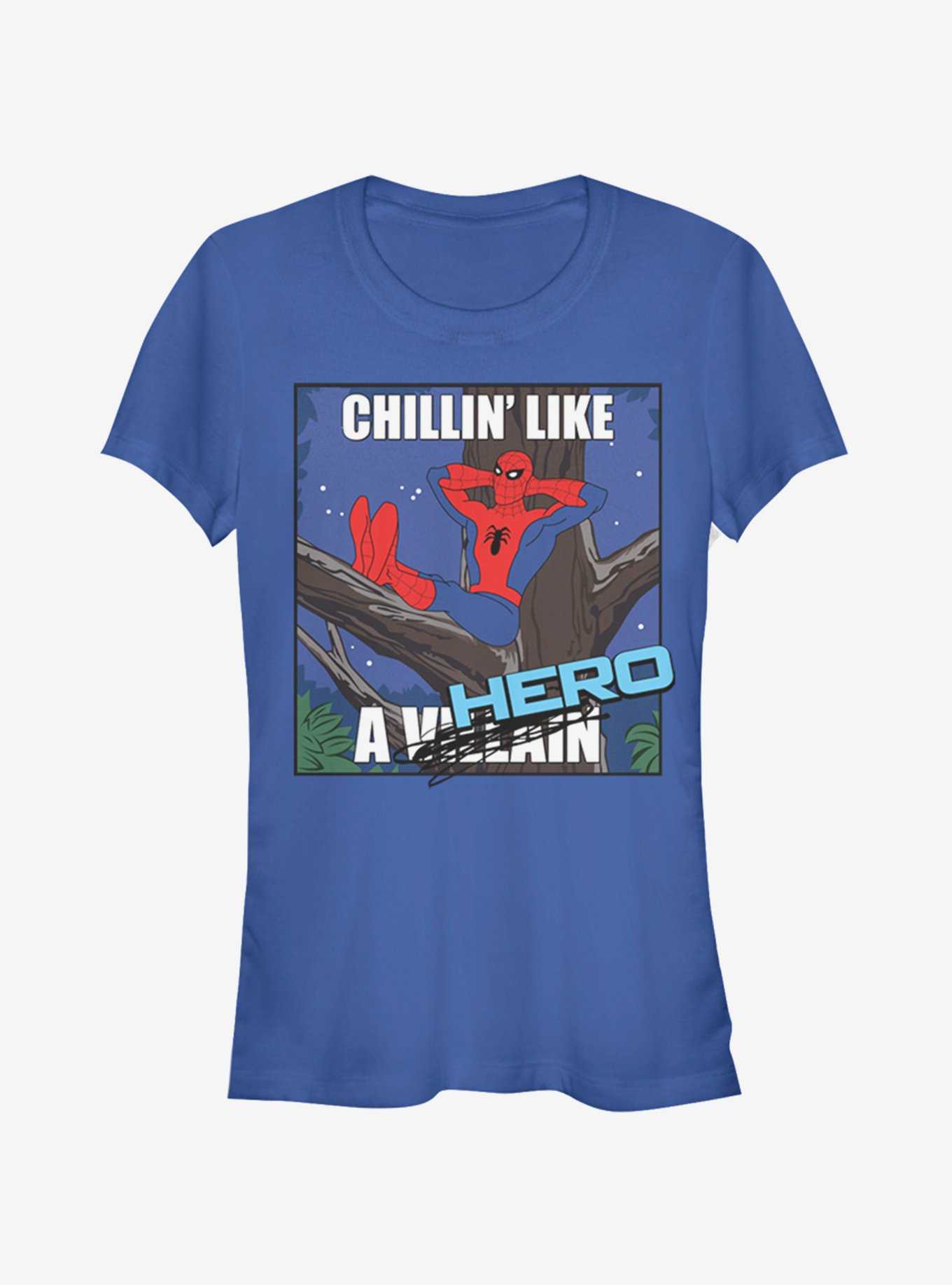 Marvel Spider-Man Chillin Hero Girls T-Shirt, , hi-res