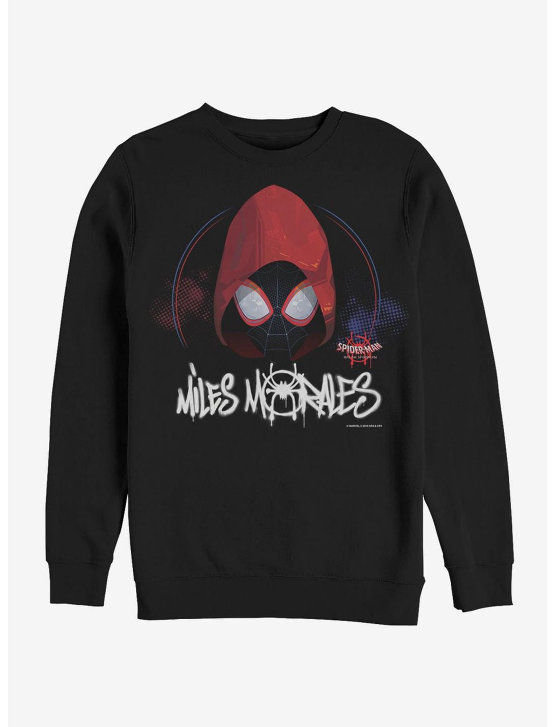 Marvel Spider-Man Hooded Miles Sweatshirt, BLACK, hi-res