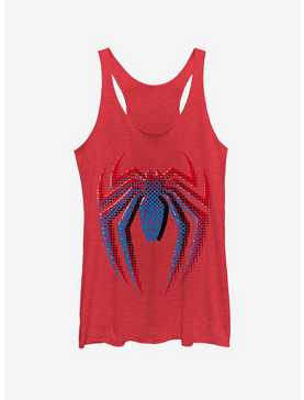 Marvel Spider-Man Layered Spider-Man Logo Girls Tank, , hi-res