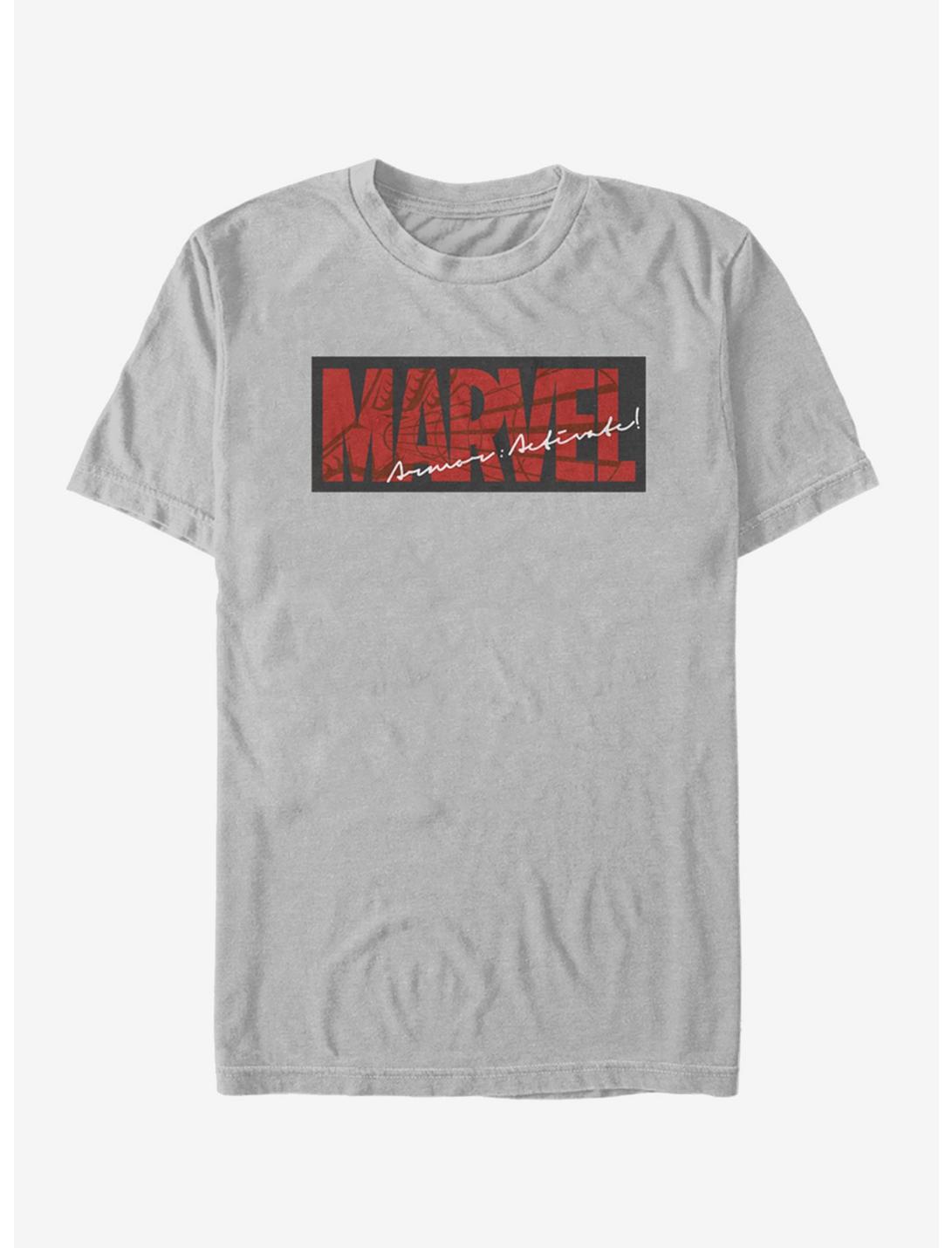 Marvel Spider-Man Marvel Hand T-Shirt, SILVER, hi-res