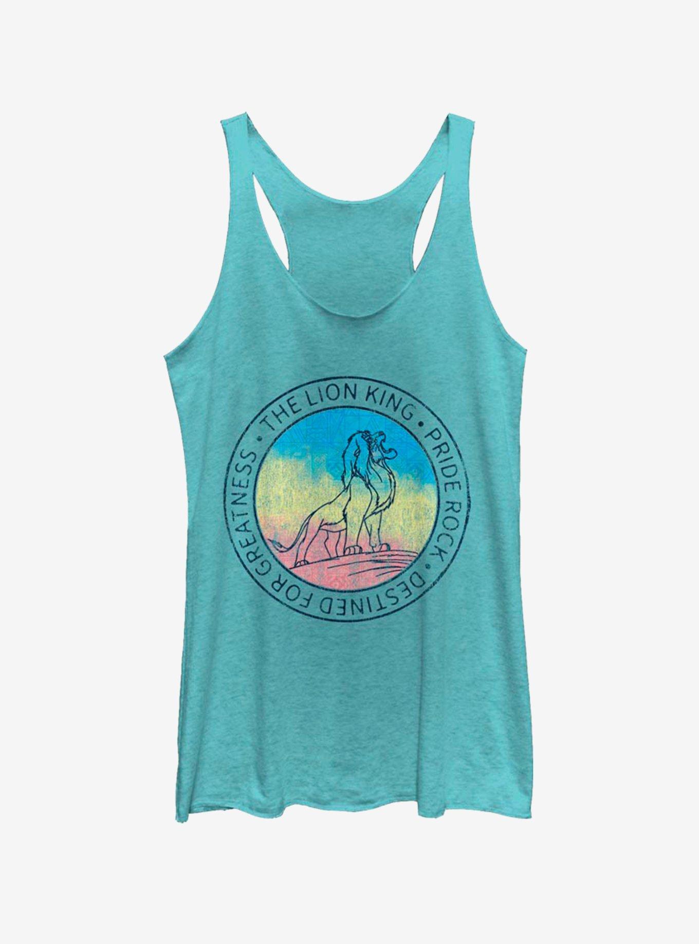 Disney The Lion King Simba Gradient Girls Tank, TAHI BLUE, hi-res