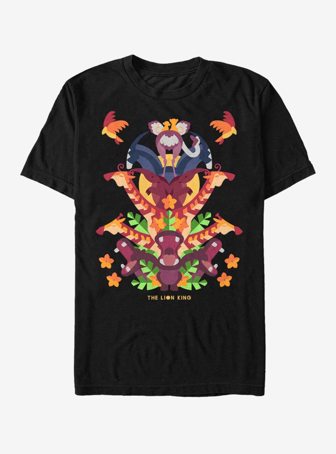 Disney The Lion King Animal Tower T-Shirt, BLACK, hi-res