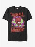 Marvel Spider-Man Animals Talk T-Shirt, BLACK, hi-res