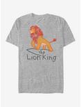 Disney The Lion King Scribble King T-Shirt, ATH HTR, hi-res
