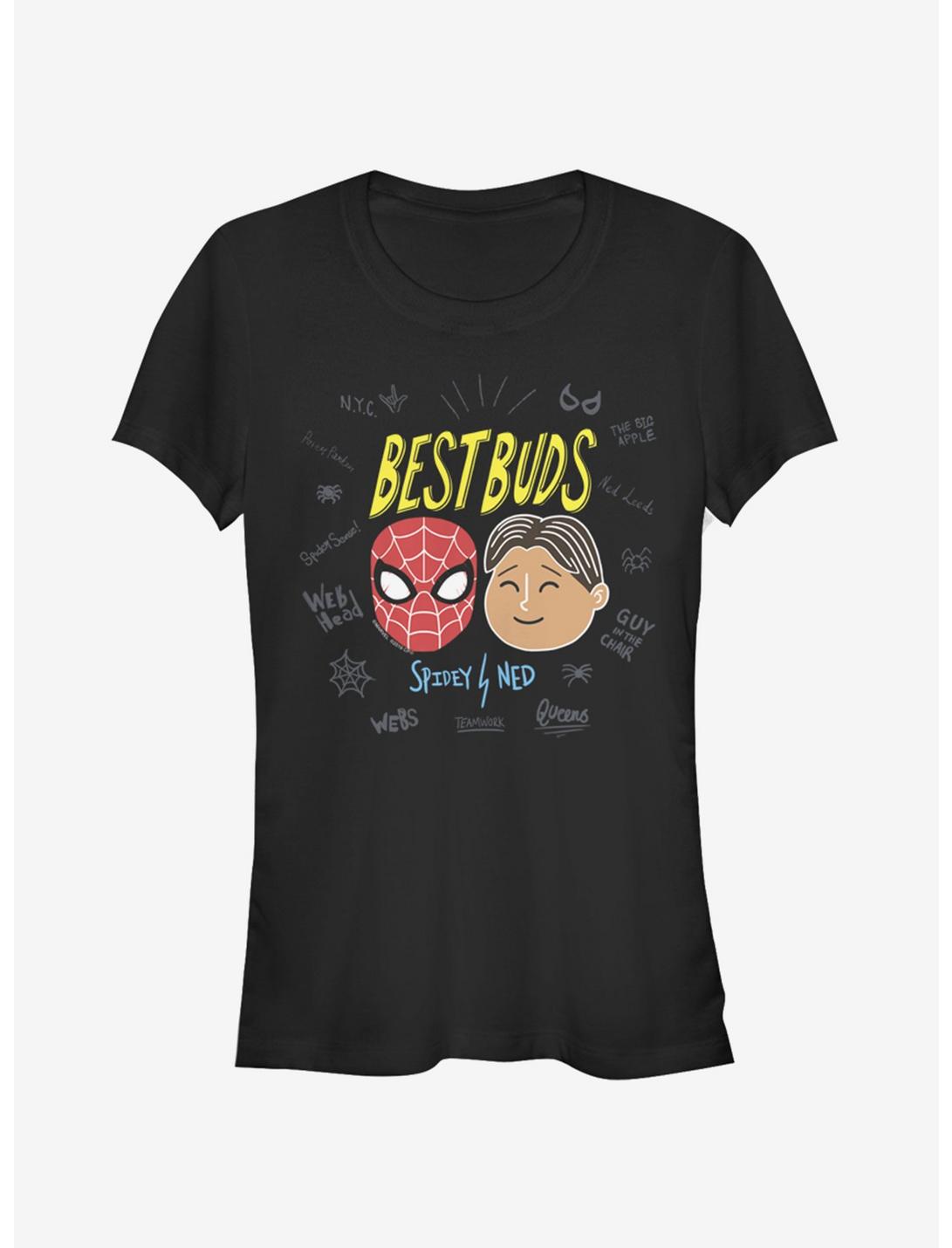 Marvel Spider-Man Best Buds Girls T-Shirt, BLACK, hi-res