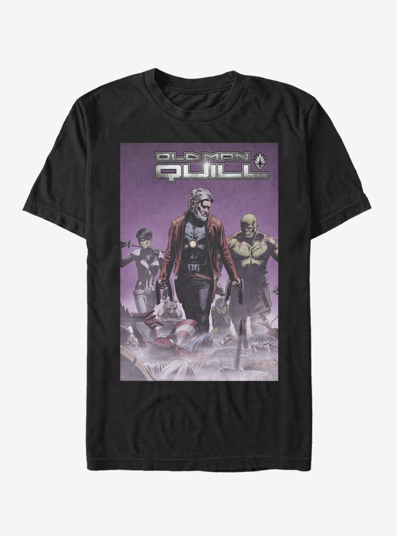 Marvel Old Man Quill T-Shirt, BLACK, hi-res