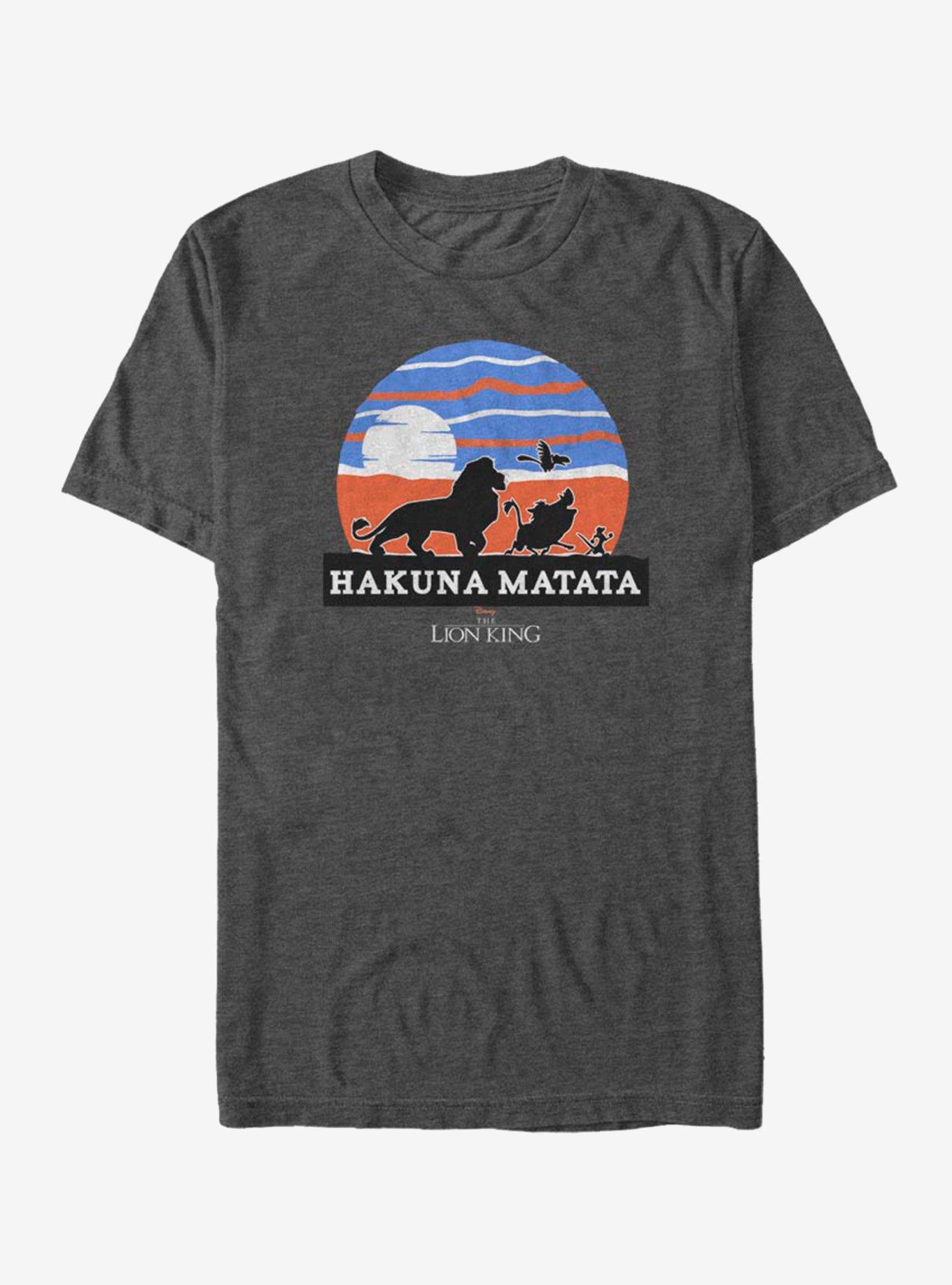 Disney The Lion King Sunset Stroll T-Shirt, CHAR HTR, hi-res