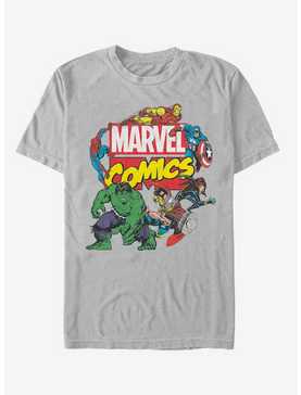Marvel Classic Logo Avengers T-Shirt, , hi-res