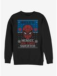 Marvel Spider-Man Holiday Sweater Uncle Sweatshirt, BLACK, hi-res