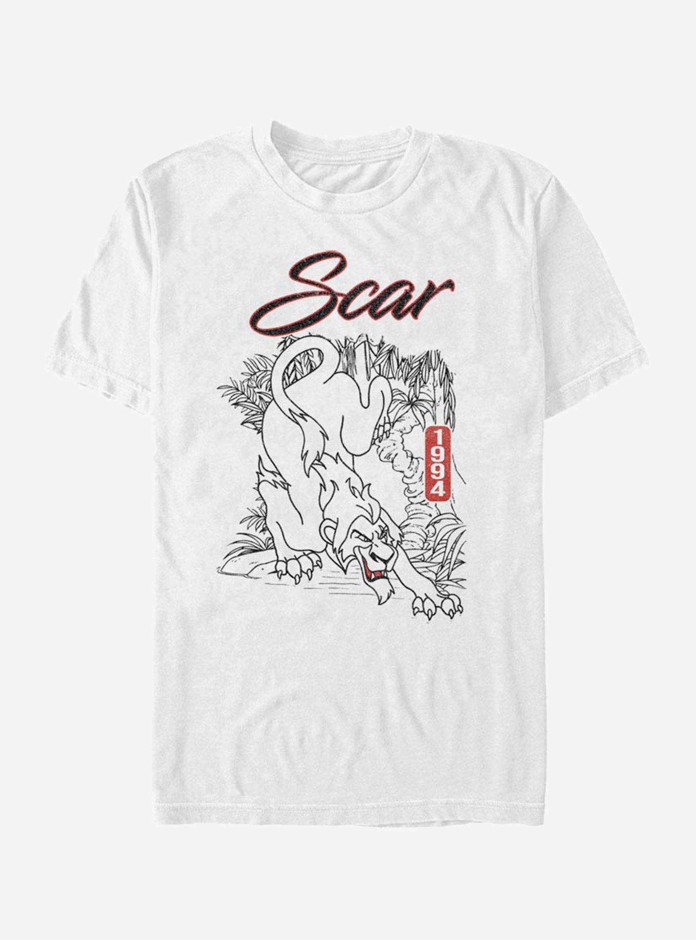 Disney The Lion King Long Live Scar T-Shirt, WHITE, hi-res