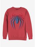 Marvel Spider-Man Layered Spider-Man Logo Sweatshirt, RED, hi-res
