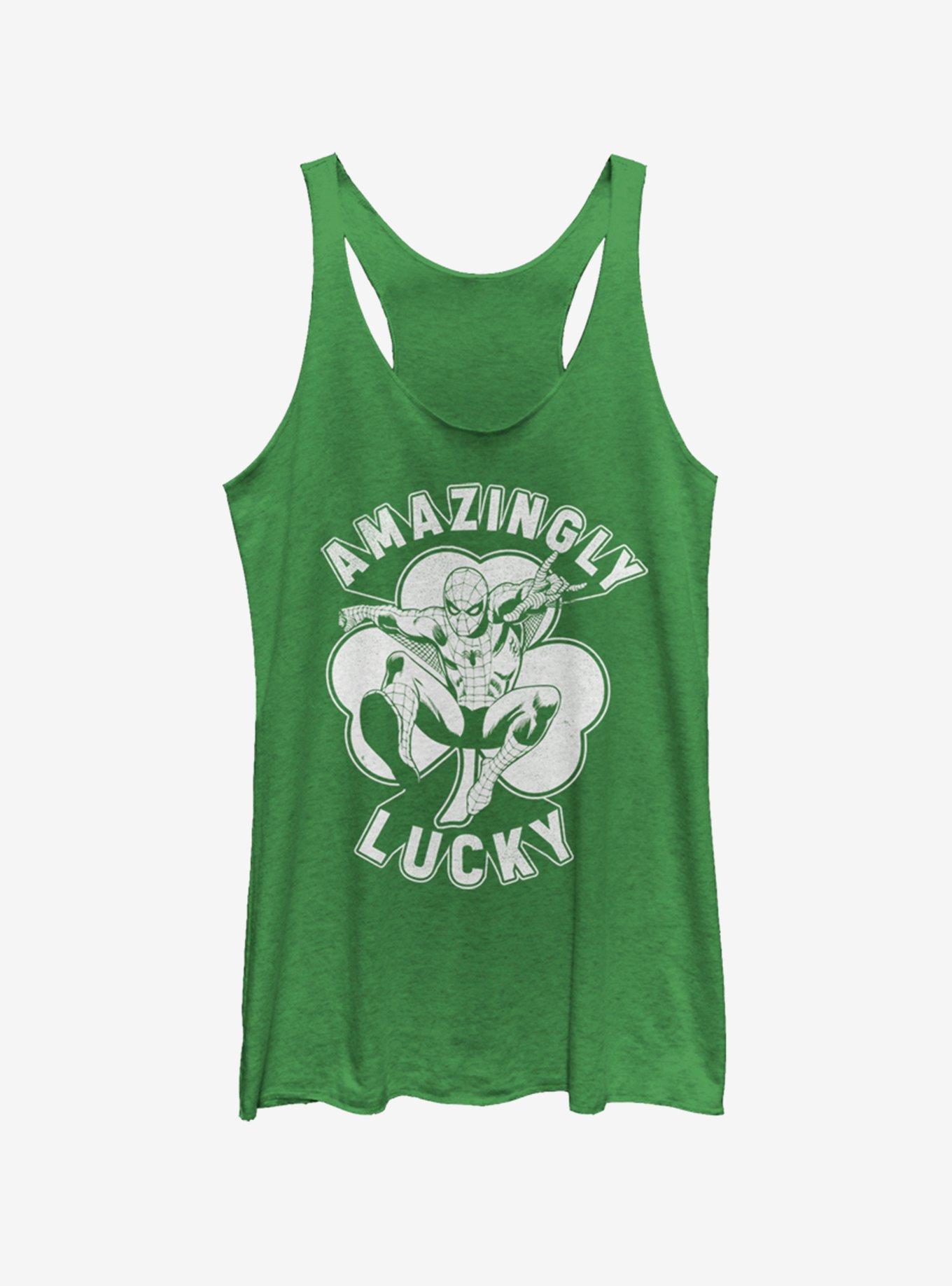 Marvel Spider-Man Lucky Spidey Girls Tank, ENVY, hi-res