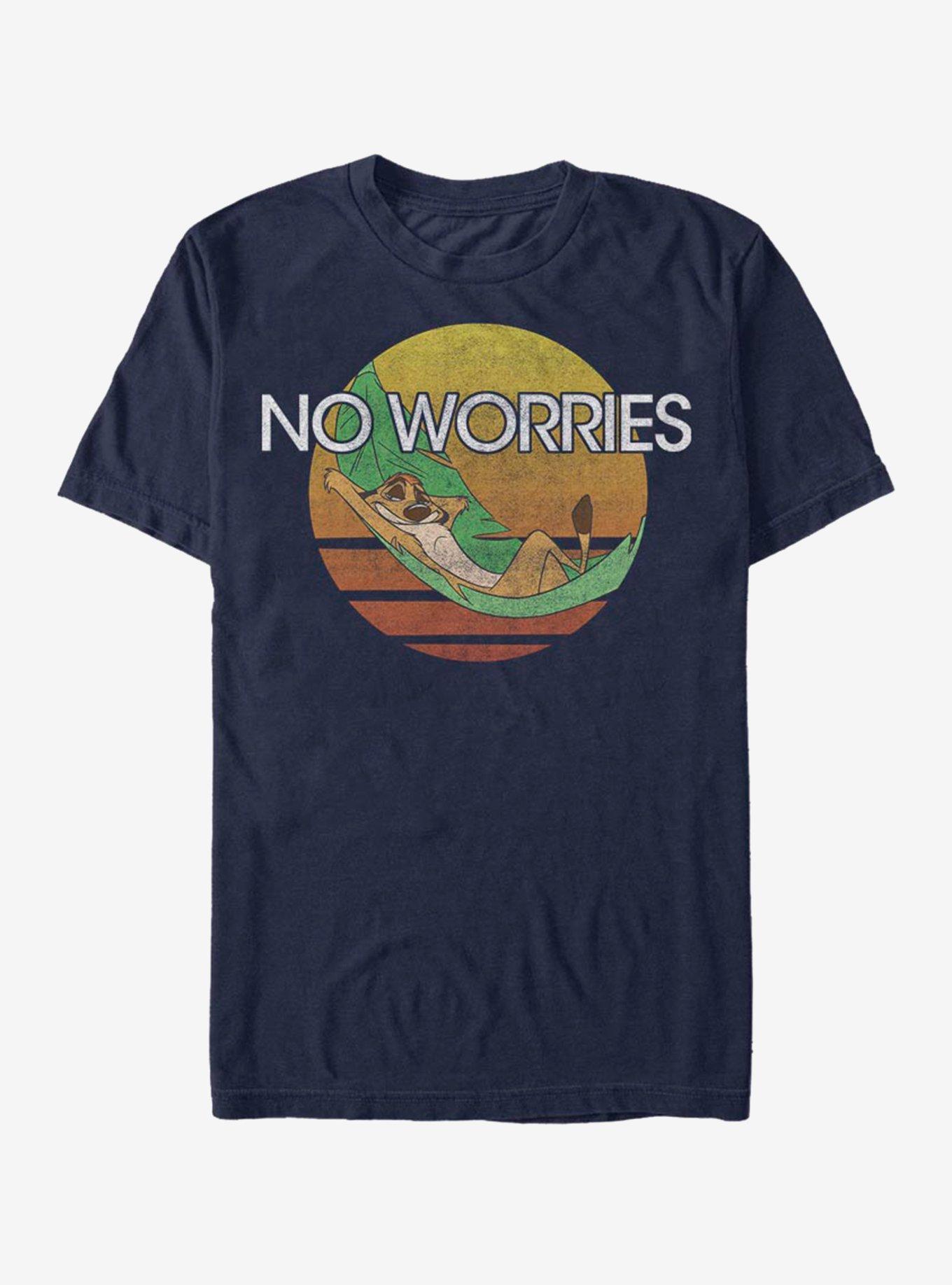 Disney The Lion King No Worries T-Shirt, NAVY, hi-res