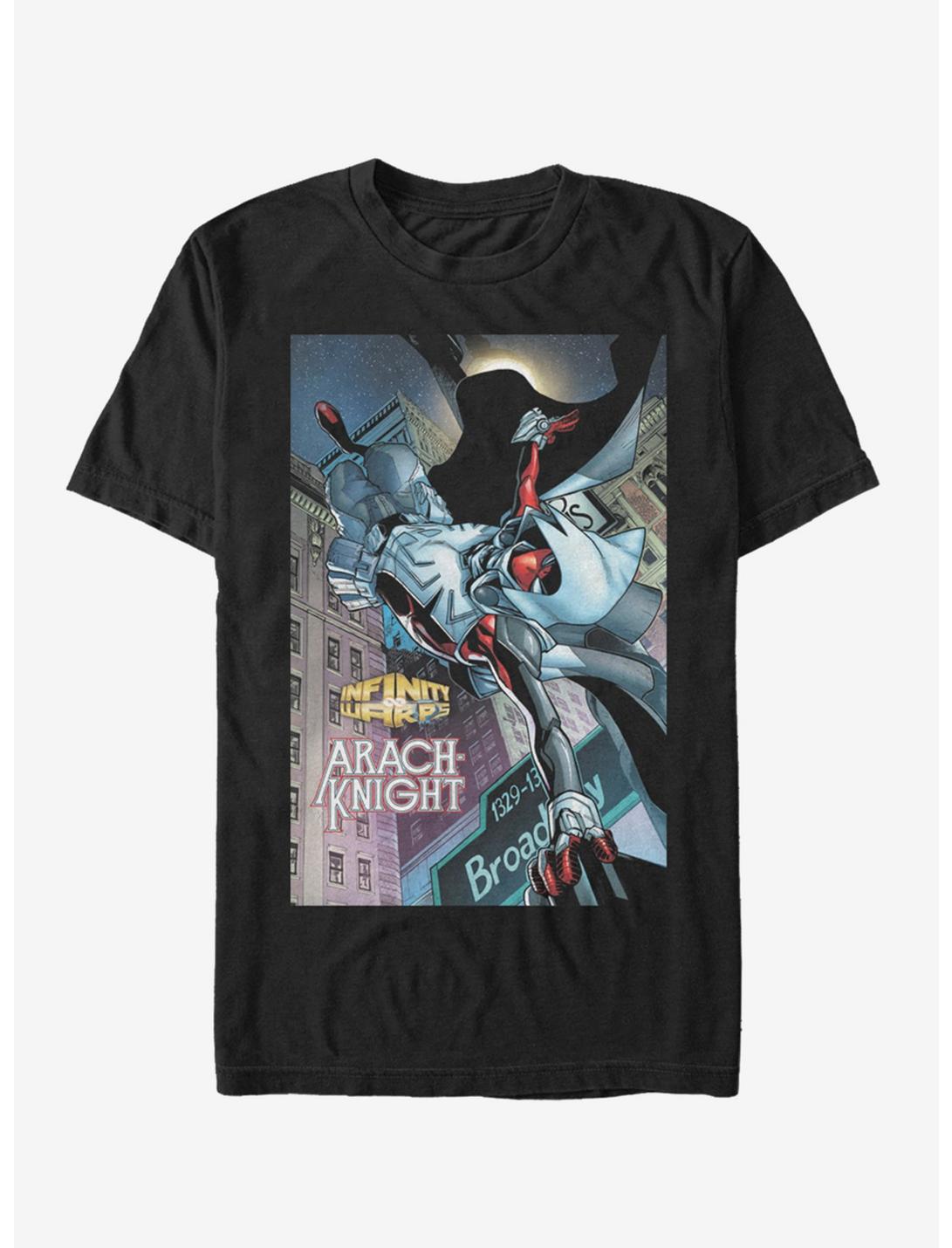 Marvel Spider-Man Arach-Knight Oct.18 T-Shirt, BLACK, hi-res