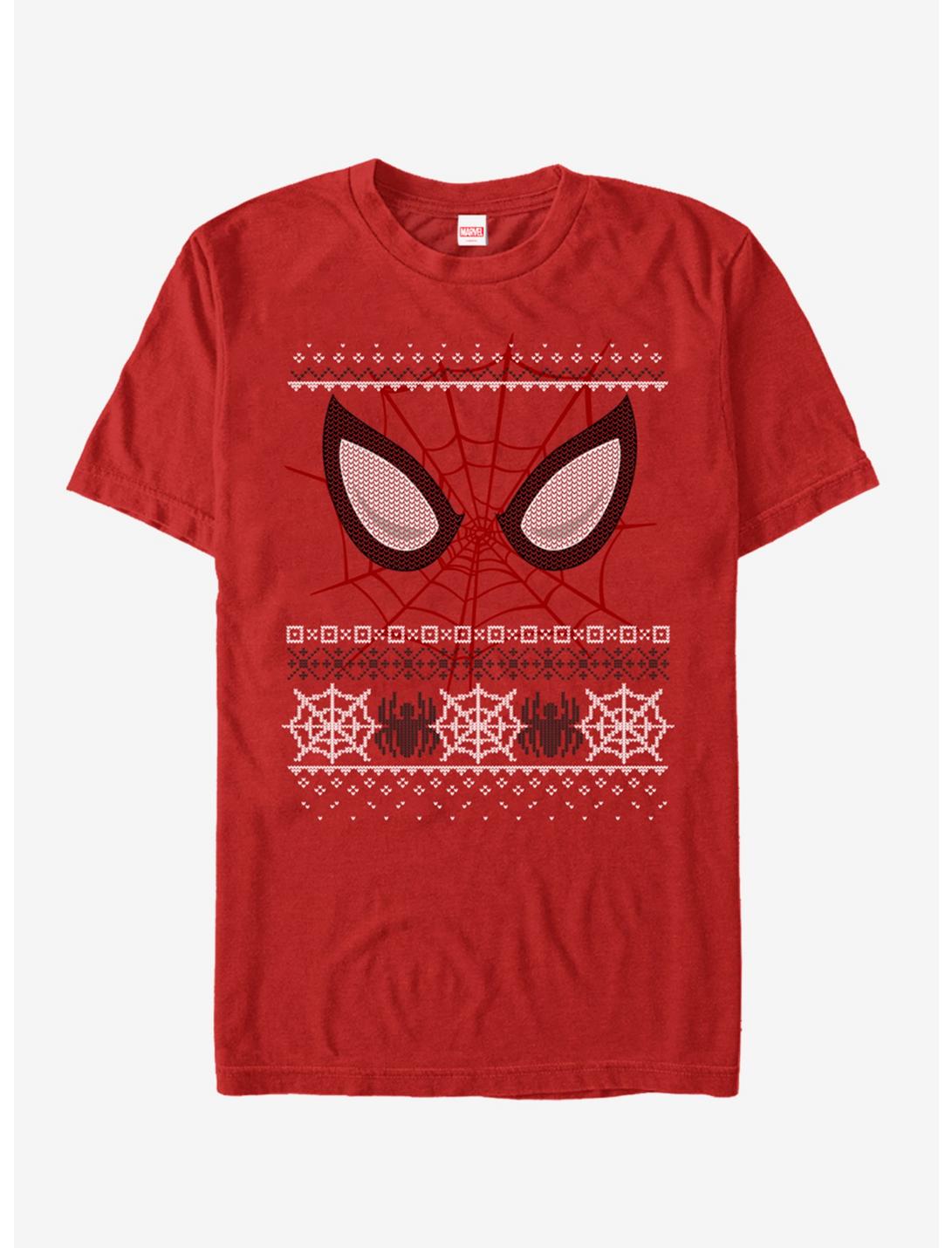 Marvel Spider-Man Spider-Man Sweater Eyes T-Shirt, RED, hi-res