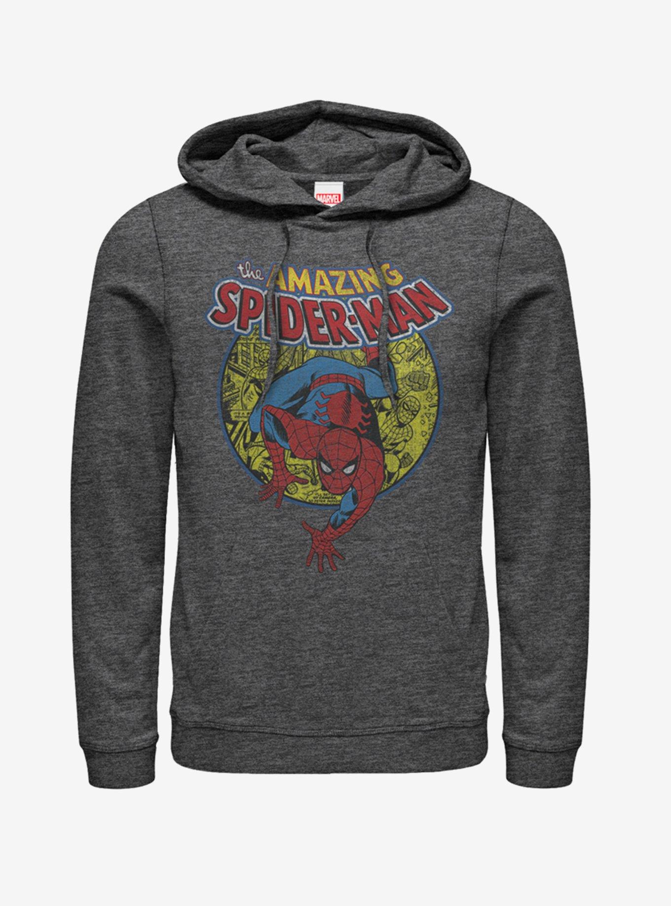 Marvel Spider-Man Urban Hero Hoodie, CHAR HTR, hi-res