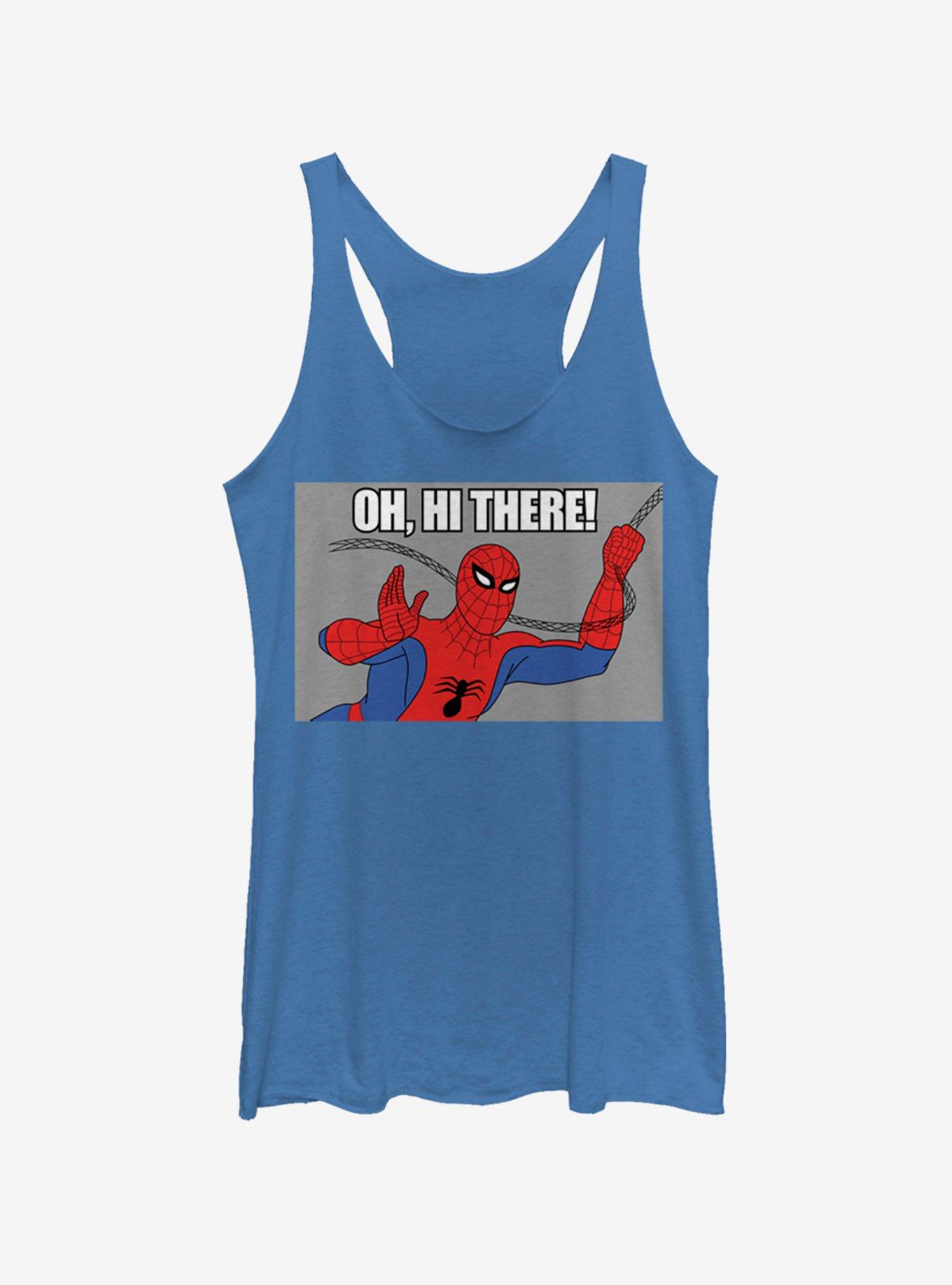 Marvel Spider-Man Oh Hi There Girls Tank, ROY HTR, hi-res