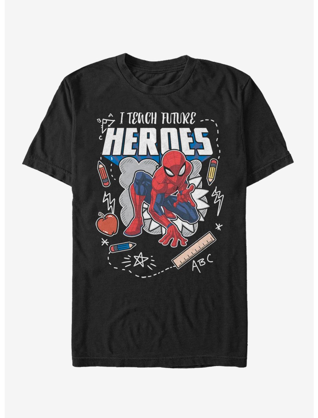 Marvel Spider-Man Super Spider Teach T-Shirt, BLACK, hi-res