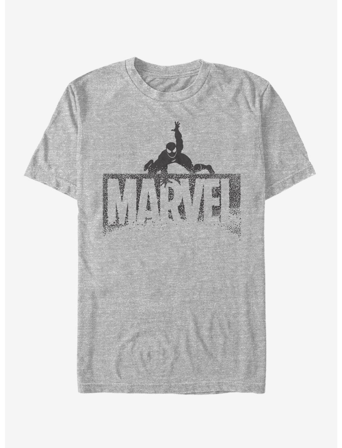 Marvel Spider-Man Spidey Snap Logo T-Shirt, ATH HTR, hi-res