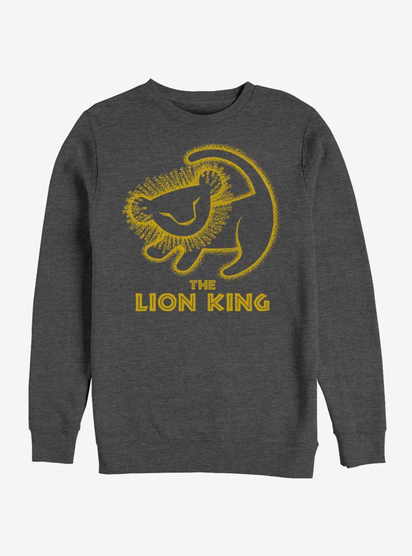 Disney The Lion King Stamp Sweatshirt, CHAR HTR, hi-res