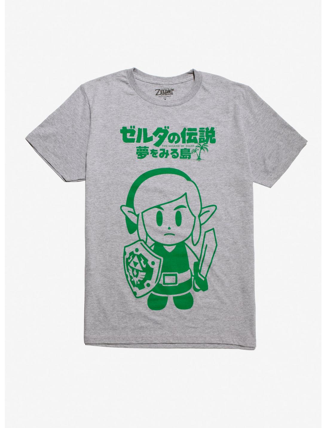 The Legend Of Zelda: Link's Awakening Chibi Link T-Shirt, GREEN, hi-res