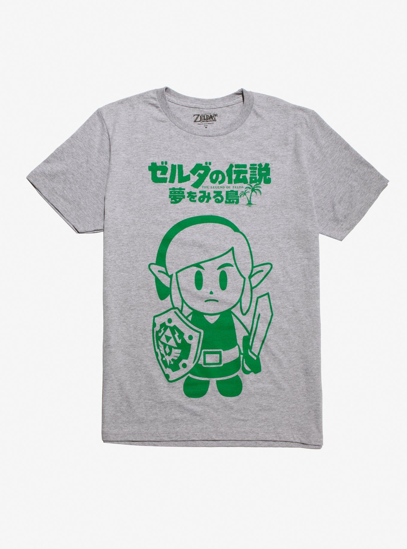 The Legend Of Zelda: Link's Awakening Chibi Link T-Shirt, GREEN, hi-res