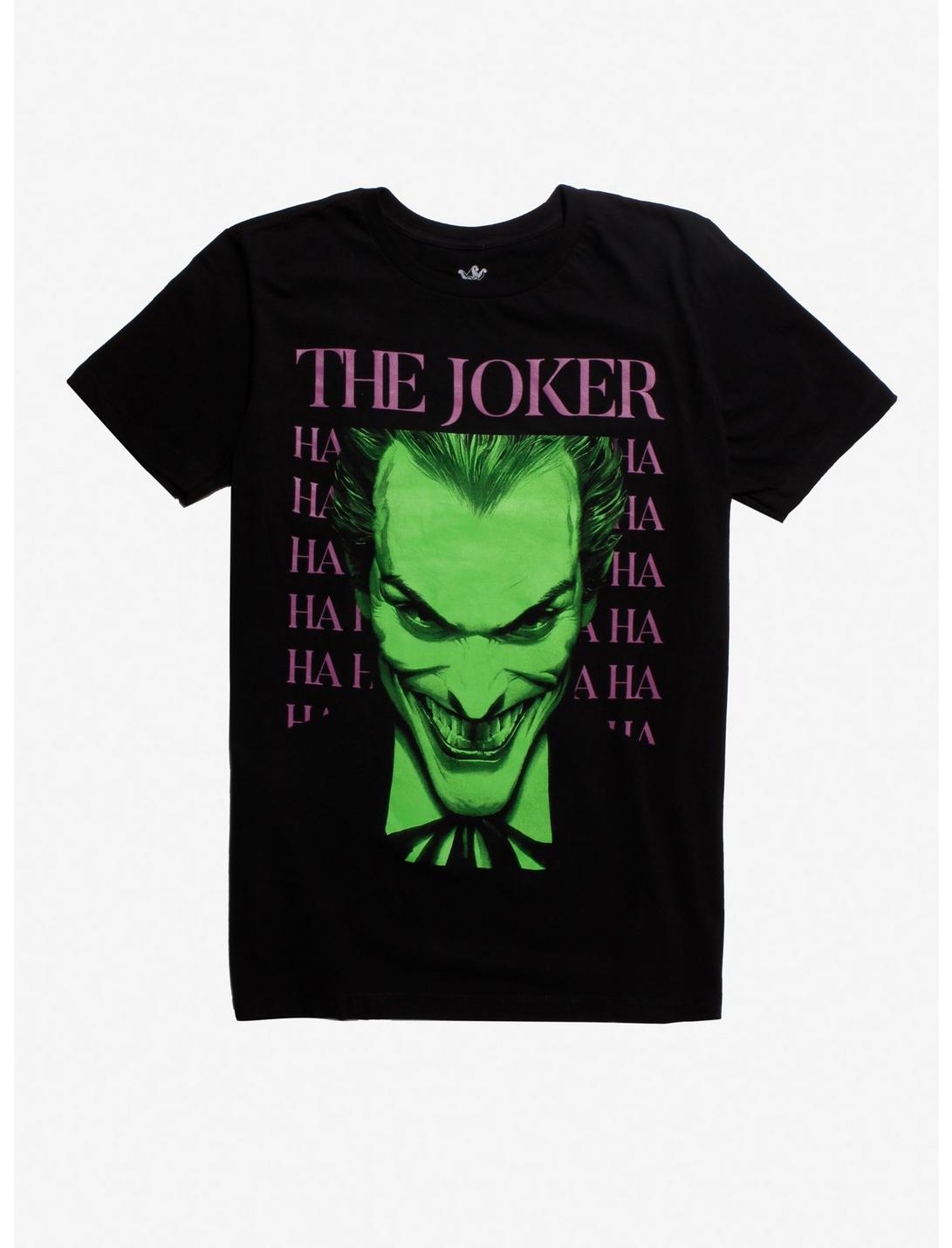DC Comics The Joker Alex Ross T-Shirt, GREEN, hi-res