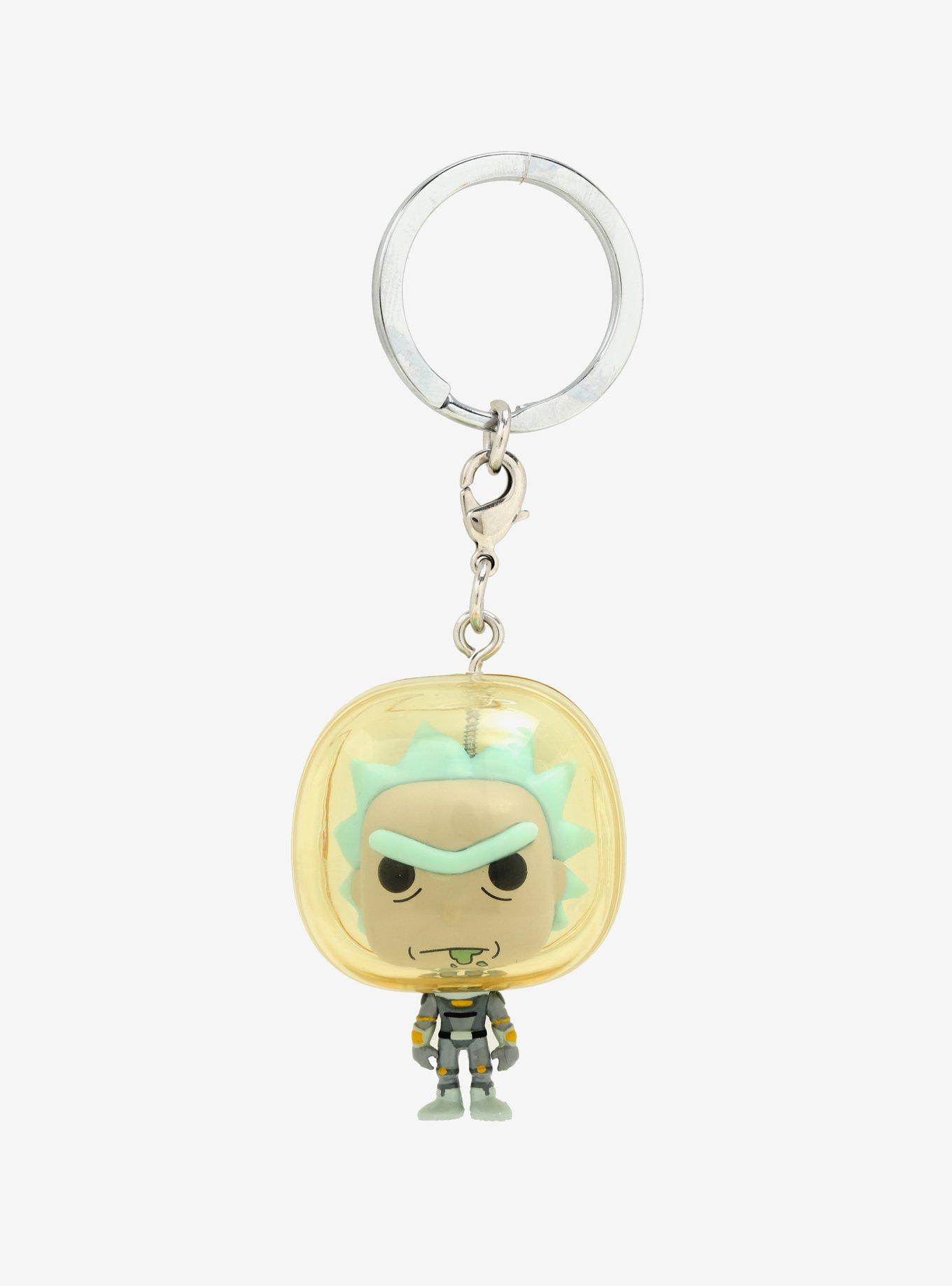 Funko Pocket Pop! Rick and Morty Space Suit Rick Vinyl Keychain, , hi-res