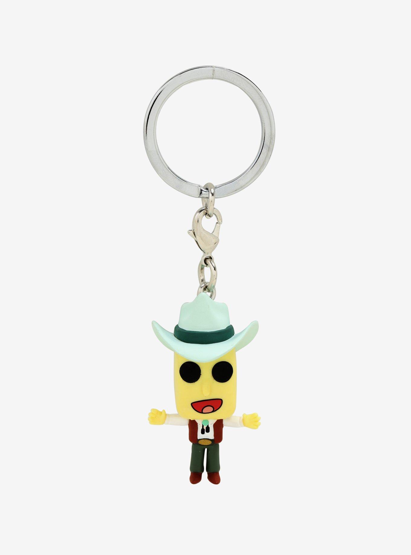 Funko Pocket Pop! Rick and Morty Mr. Poopy Butthole (Auctioneer) Vinyl Keychain, , hi-res
