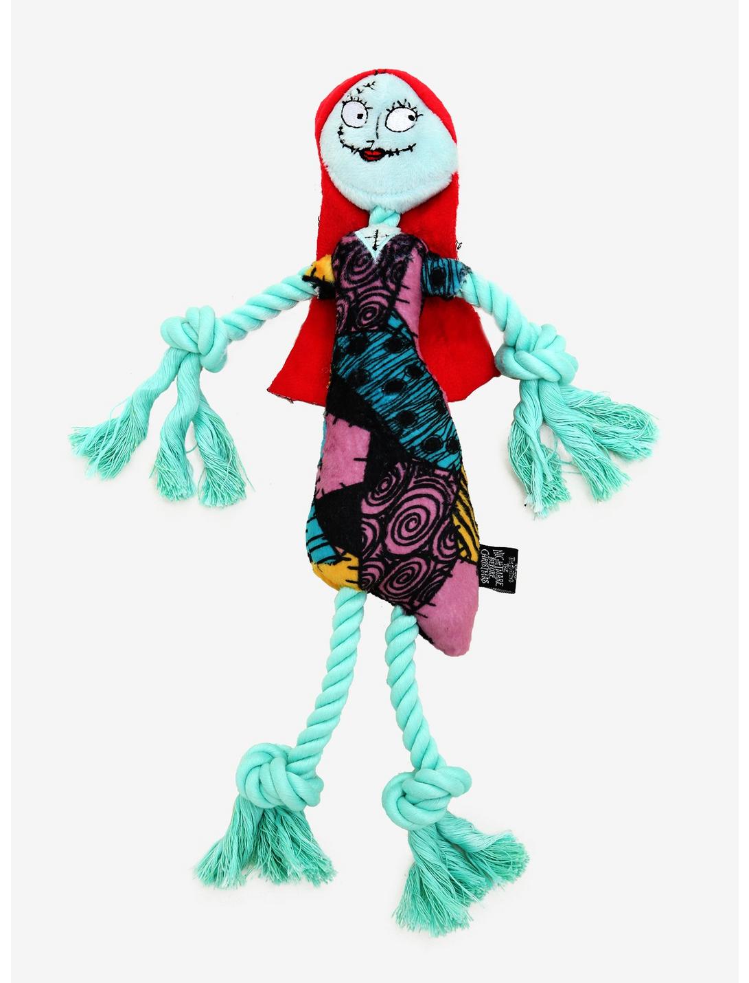 Disney The Nightmare Before Christmas Sally Rope Squeaky Dog Toy, , hi-res