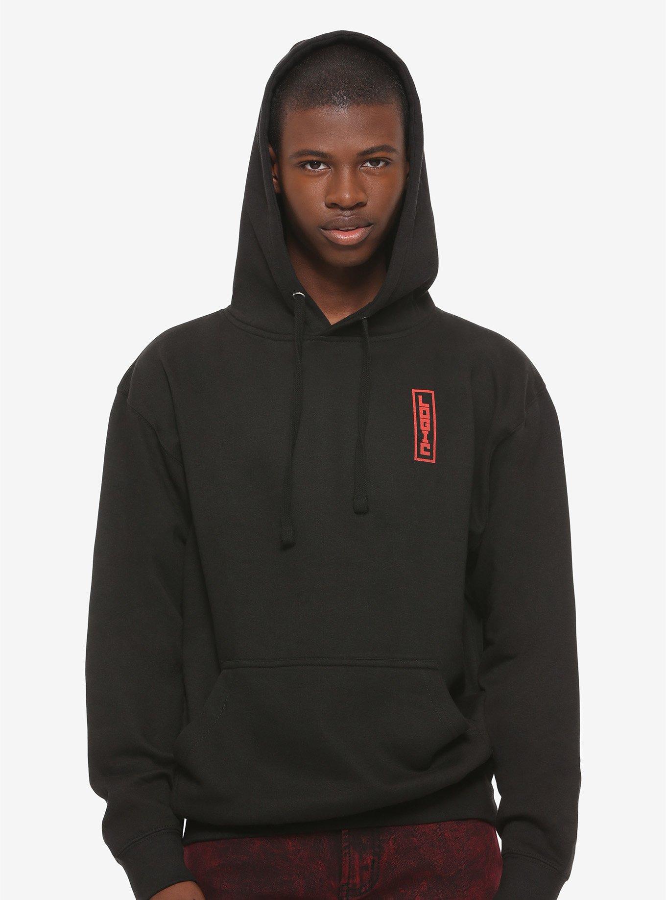 Logic Homicide Eyeball Hoodie, BLACK, hi-res