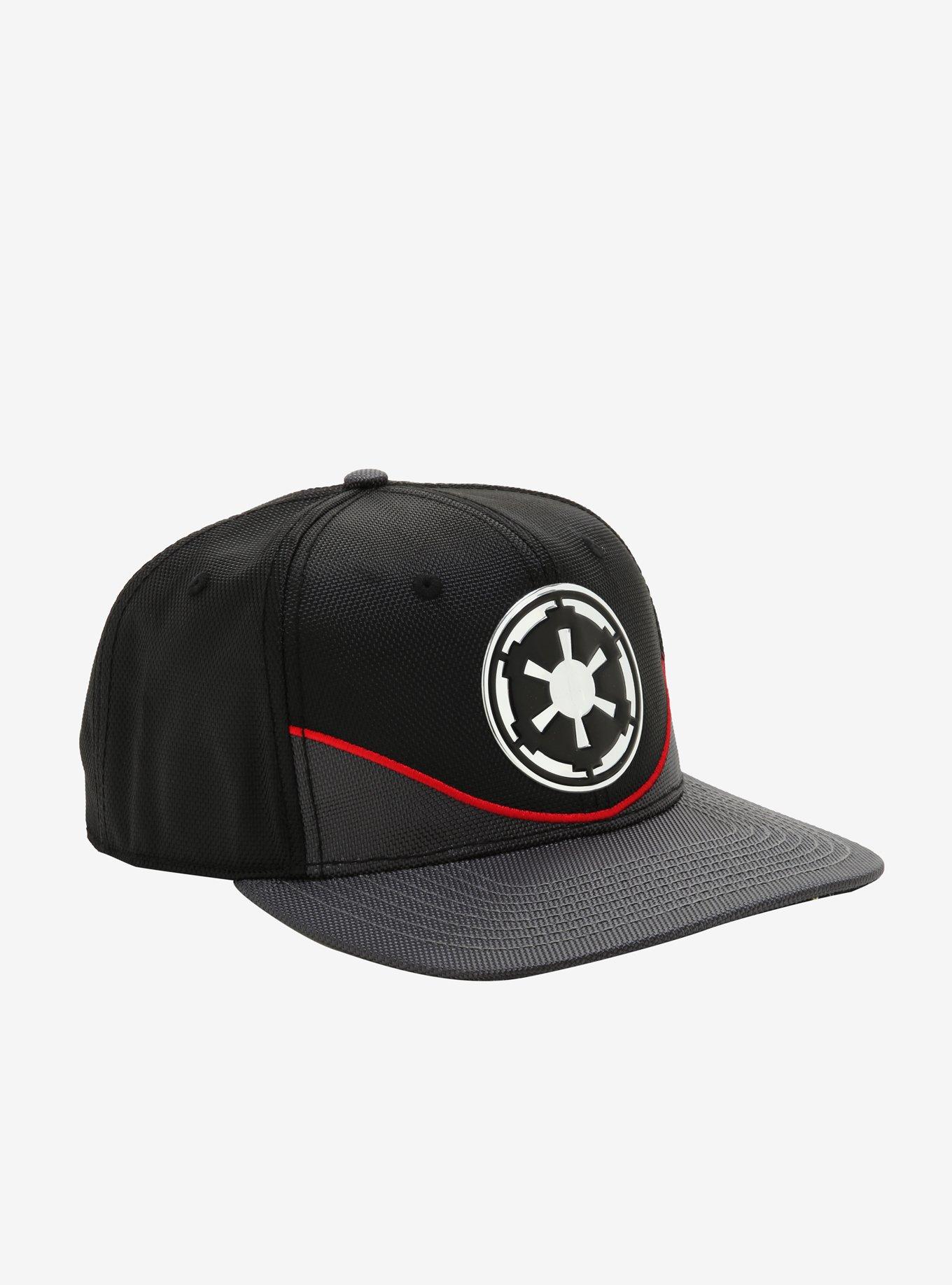 Star Wars Chrome Emblem Snapback Hat, , hi-res