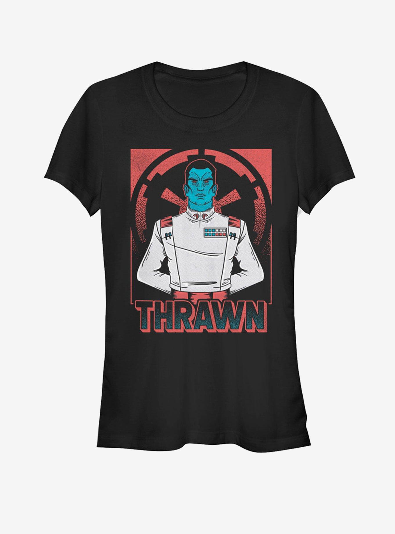 Star Wars Grand Admiral Thrawn Girls T-Shirt, BLACK, hi-res